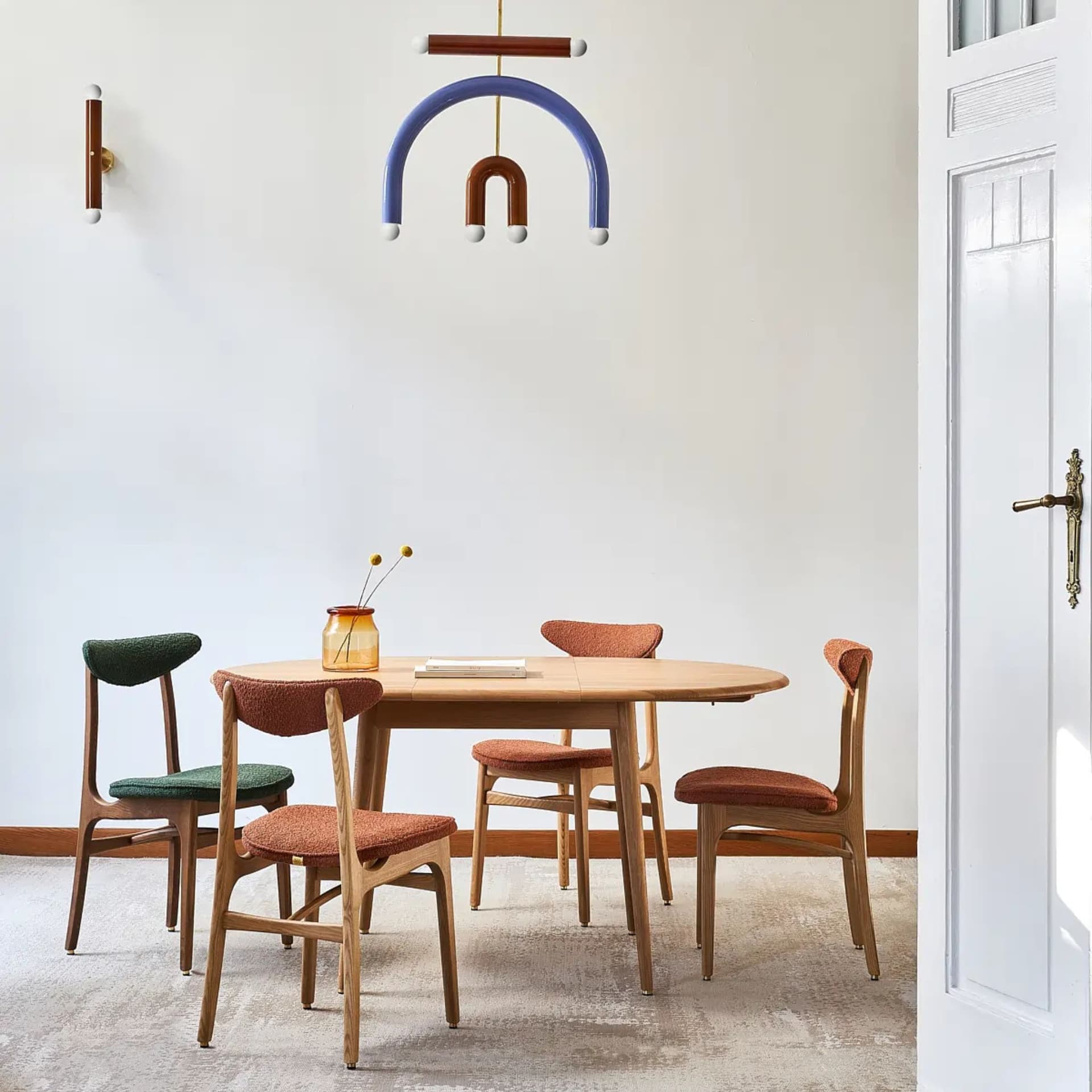 Rozkładany stół okrągły Fox 110, drewno jesionowe, 366 Concept - 108272