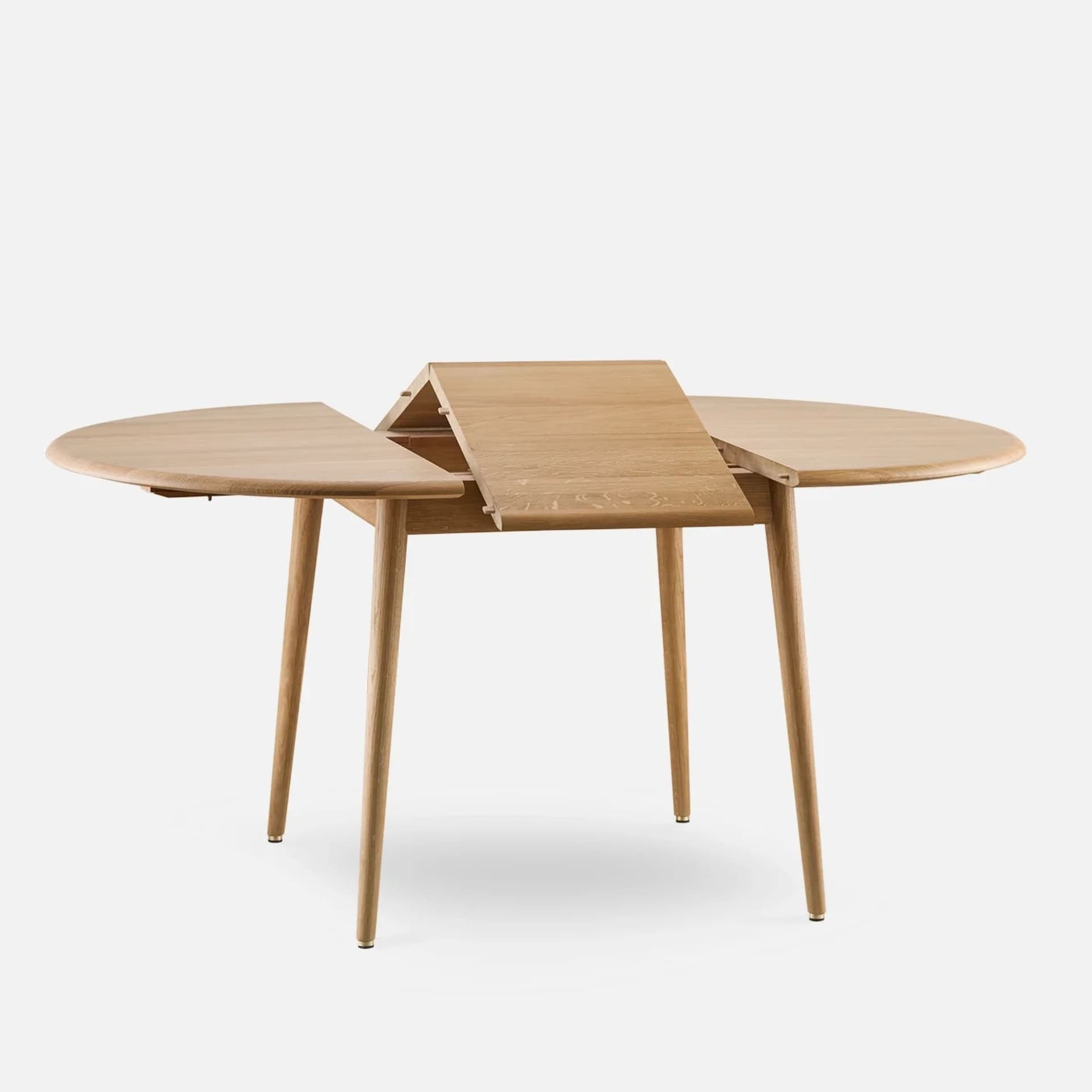 Rozkładany stół okrągły Fox 110, drewno jesionowe, 366 Concept - 108271