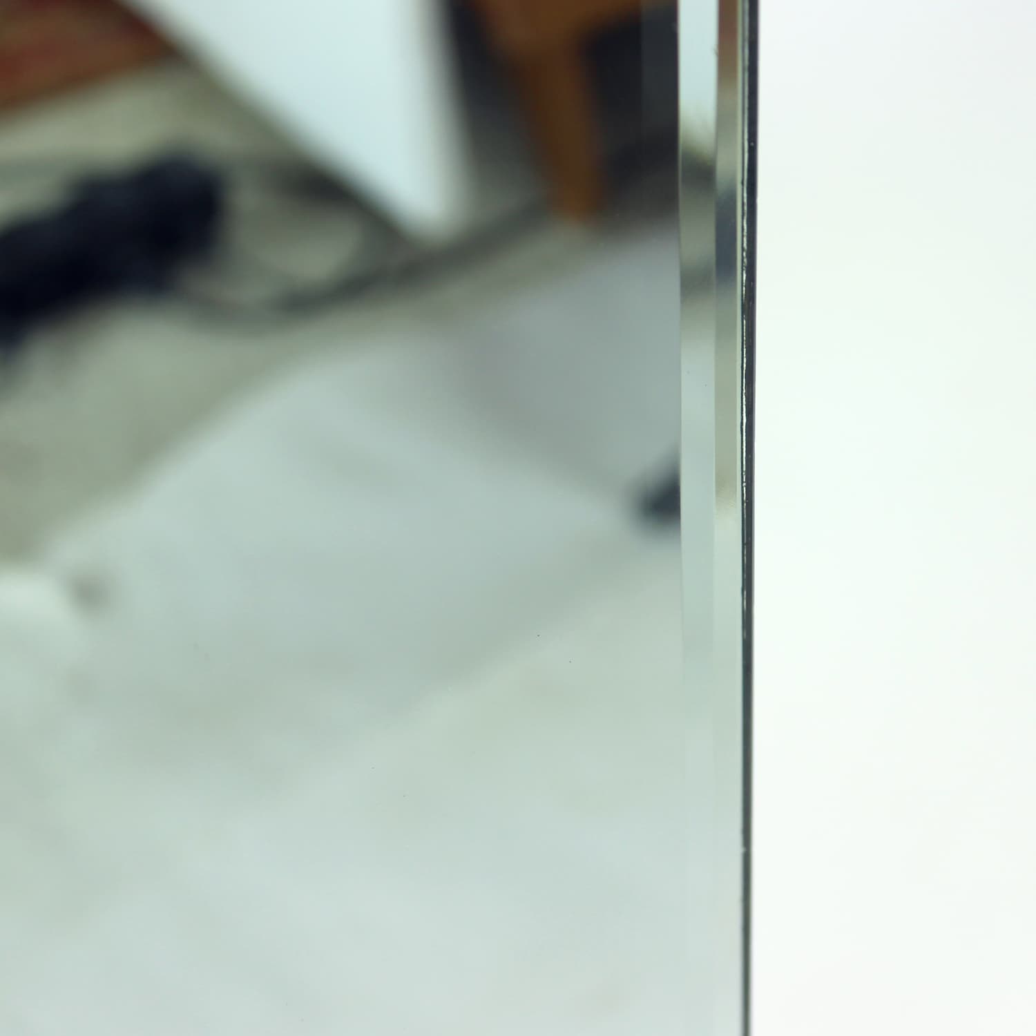 Wall mirror asymmetric, silver, glass, Czechoslovakia, 1950s. - 108305