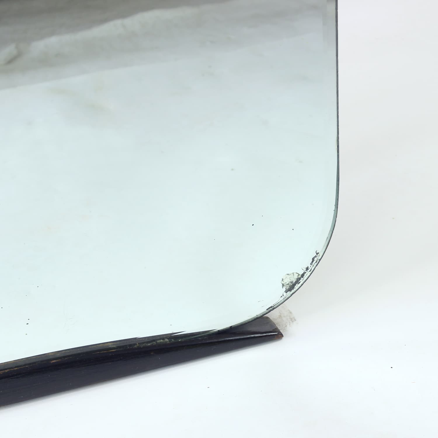 Wall mirror asymmetric, silver, glass, Czechoslovakia, 1950s. - 108304
