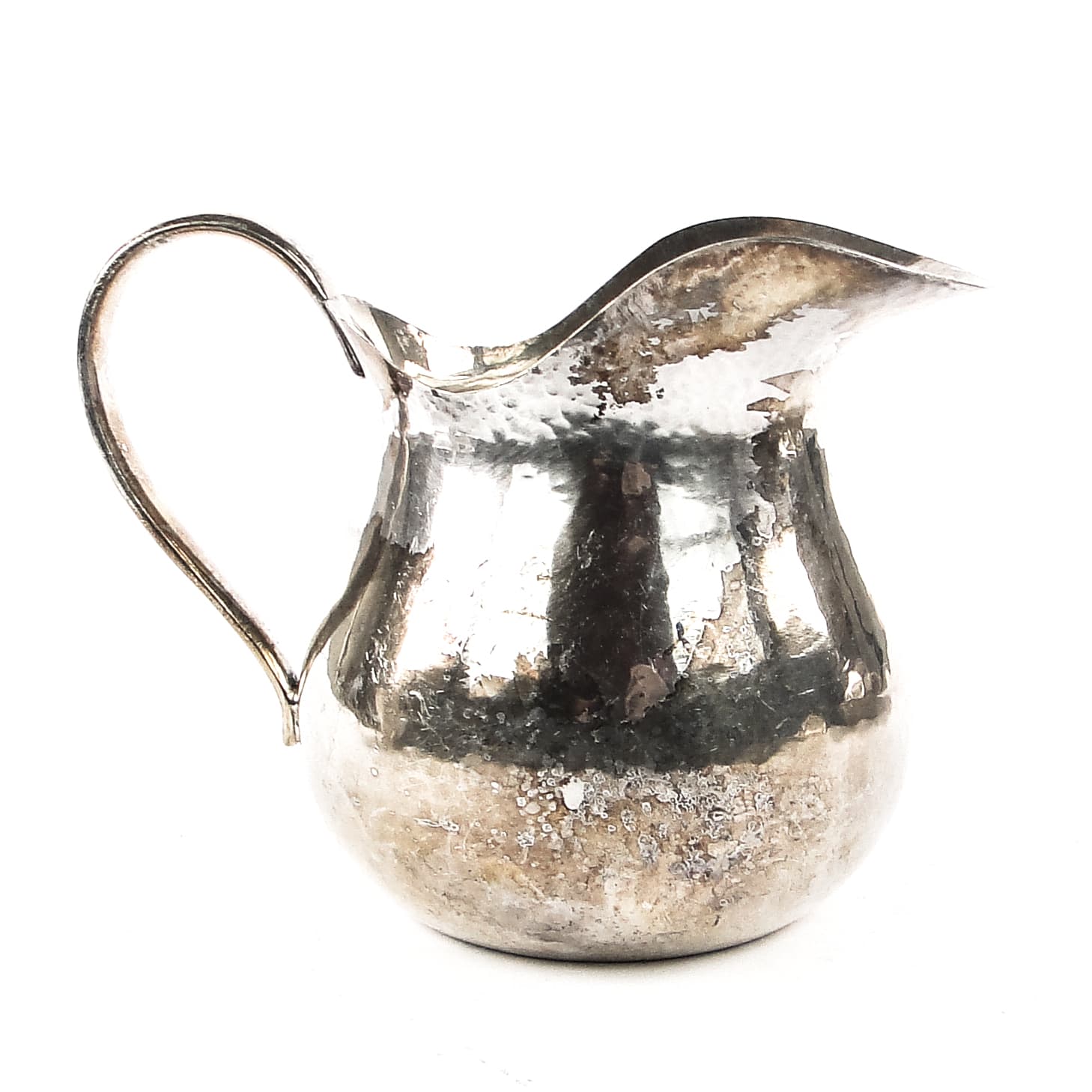 Mlecznik Art Deco, mosiądz srebrzony, Niemcy, lata 50. - 108652