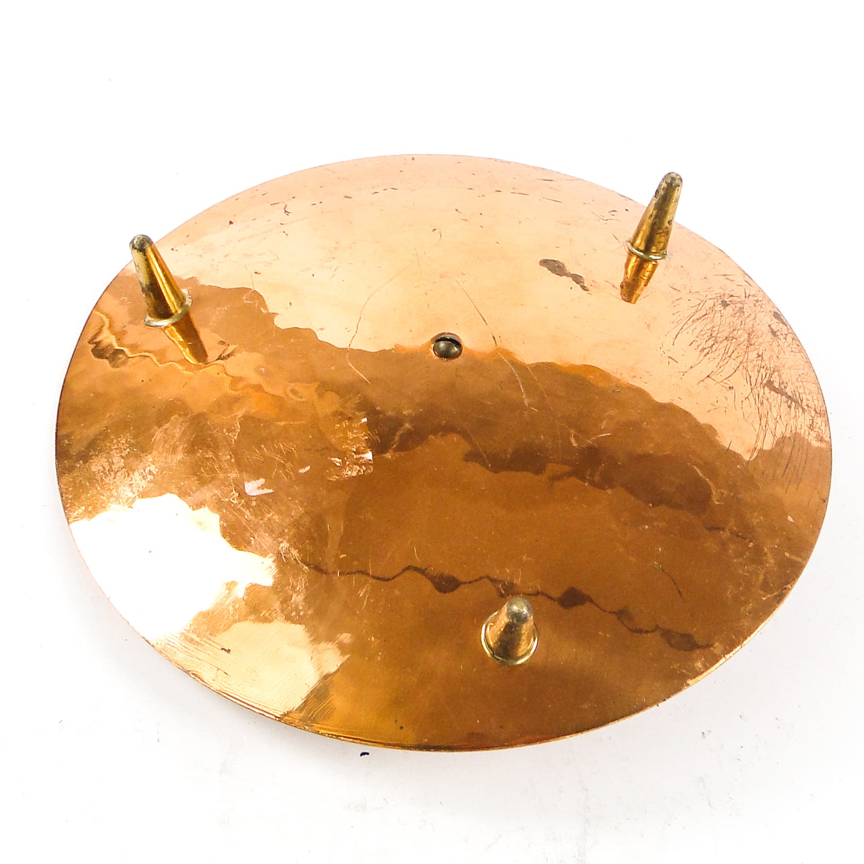 Postmodernist candle holder, copper brass, Germany, 1960s. - 108753