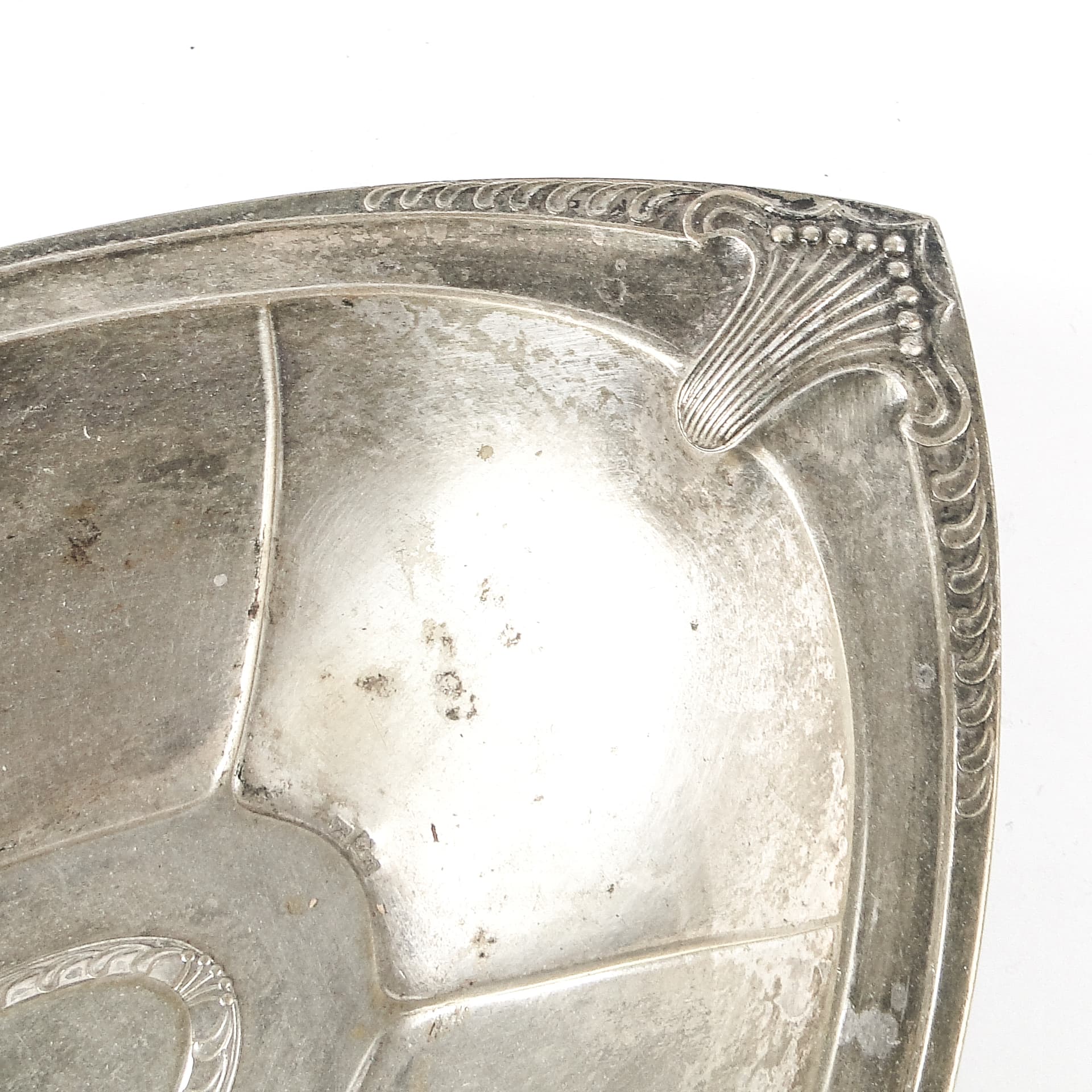 Półmisek secesyjny, mosiądz srebrzony, WMF, Niemcy, początek XX w. - 108768