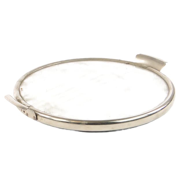 Taca Art Deco, mosiądz srebrzony, OPP Jihlava, Czechosłowacja, lata 60. - WYMIARY