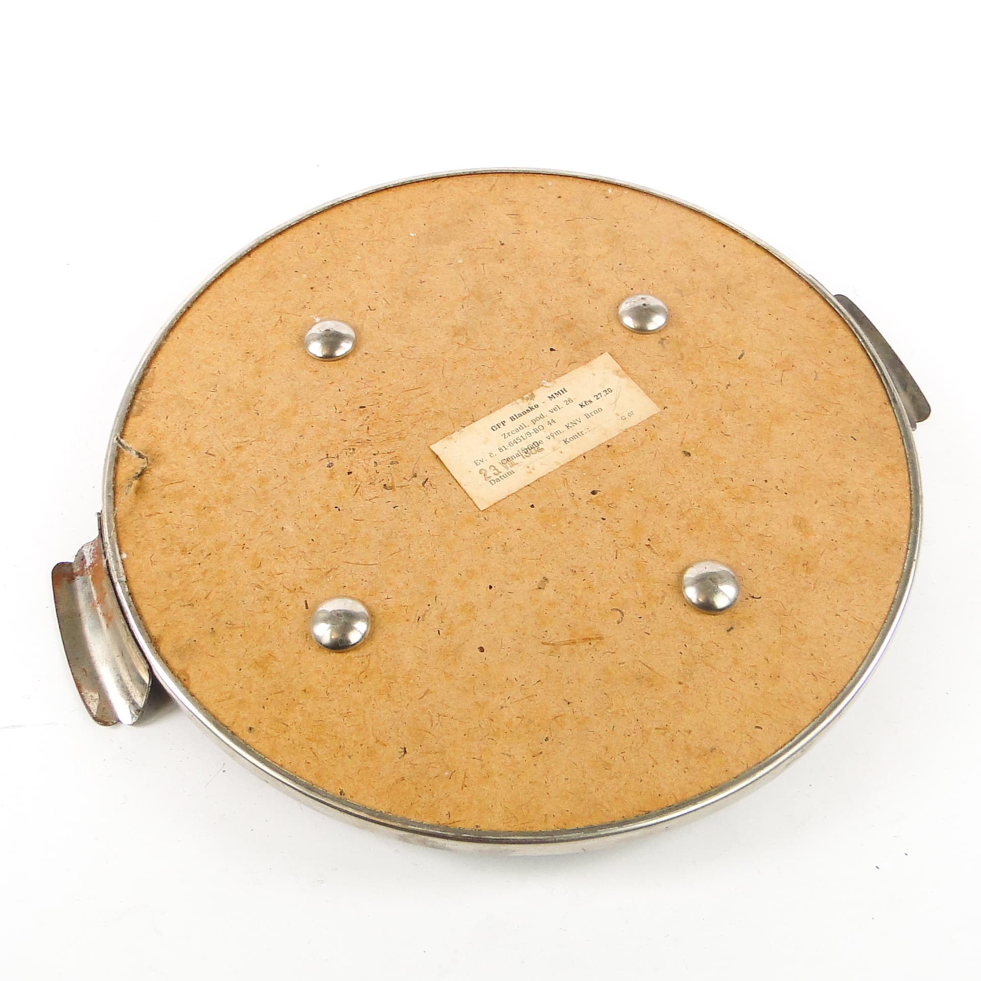 Taca Art Deco, mosiądz srebrzony, OPP Jihlava, Czechosłowacja, lata 60. - 108886