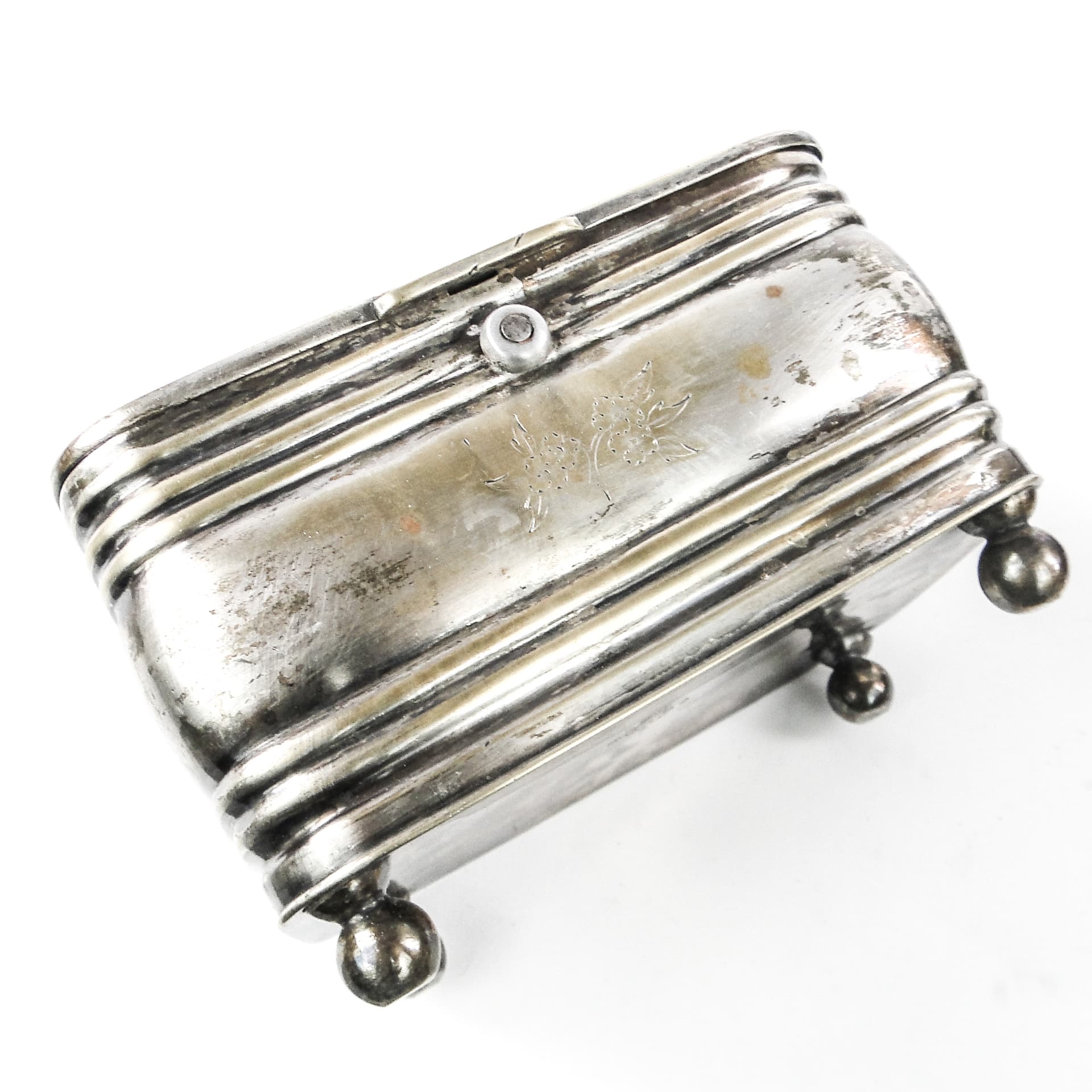 Cukiernica, neoklasycyzm, mosiądz srebrzony, Fraget, Polska, XIX w. - 108982