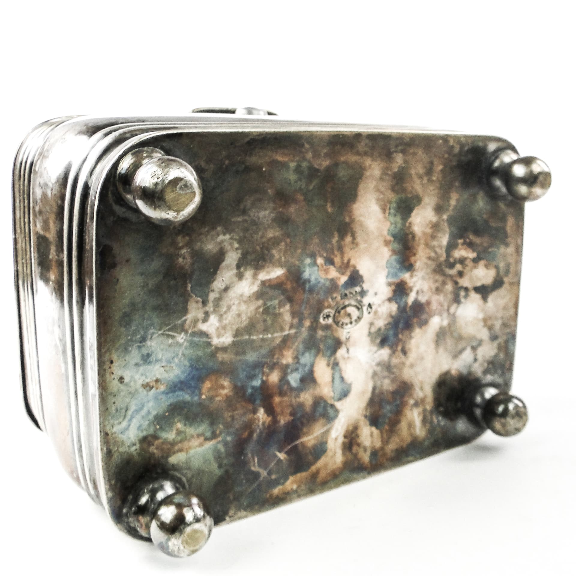 Cukiernica, neoklasycyzm, mosiądz srebrzony, Fraget, Polska, XIX w. - 108983