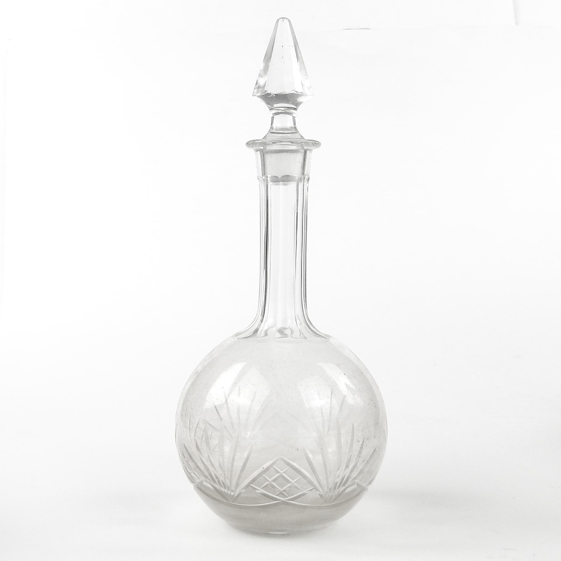 Karafka Art Deco, kryształ, Szwecja, lata 50. - 108993