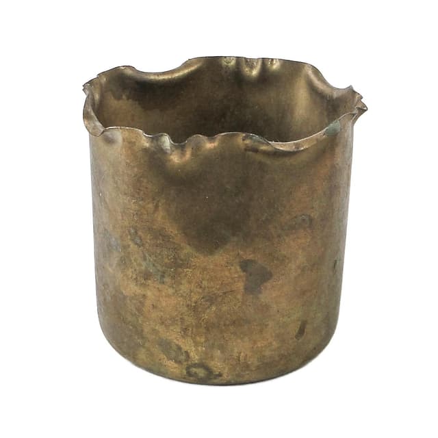 Pojemnik na cygara, Art Nouveau, mosiądz, Niemcy, początek XX w. - WYMIARY