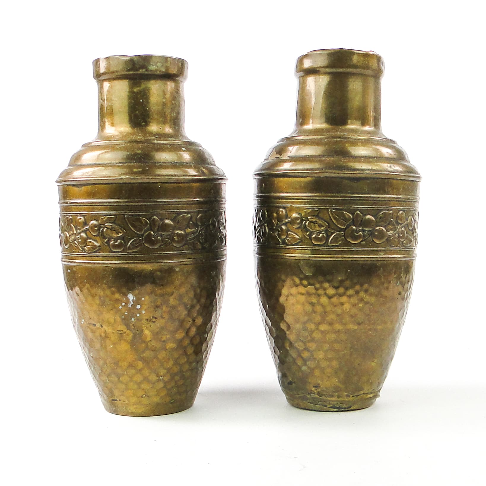 pair of Art Nouveau amphorae, brass, France, early 20th c. - 109012