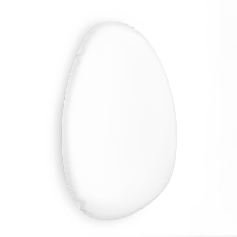Wall mirror TAFLA O cotton candy, white, O4.5, Zieta Studio