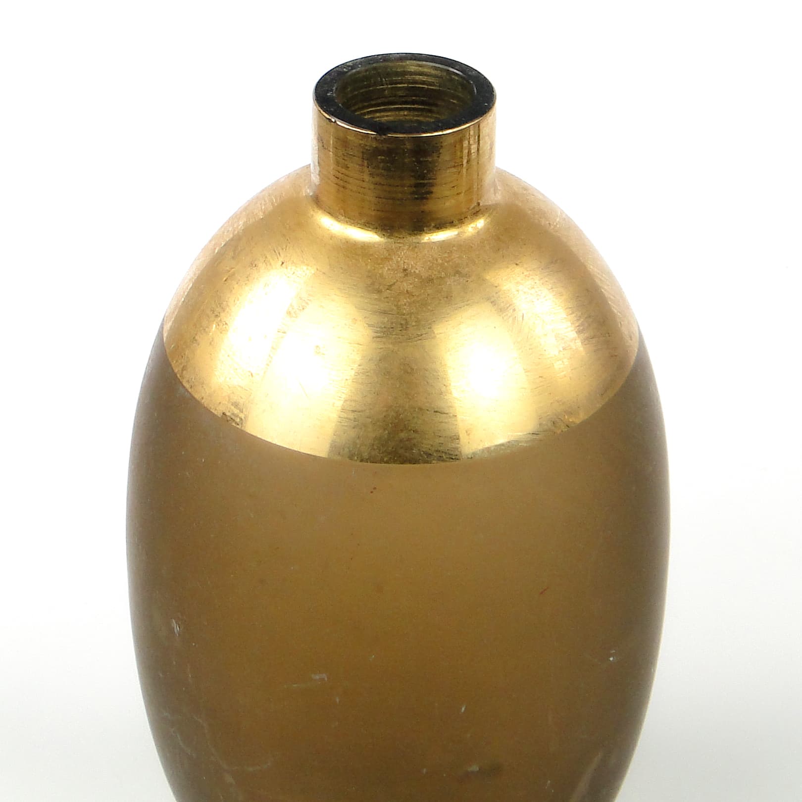 Karafka na wodę, mid-century modern, szkło dymione, Kamenický Šenov, Czechosłowacja, lata 50. - 109030