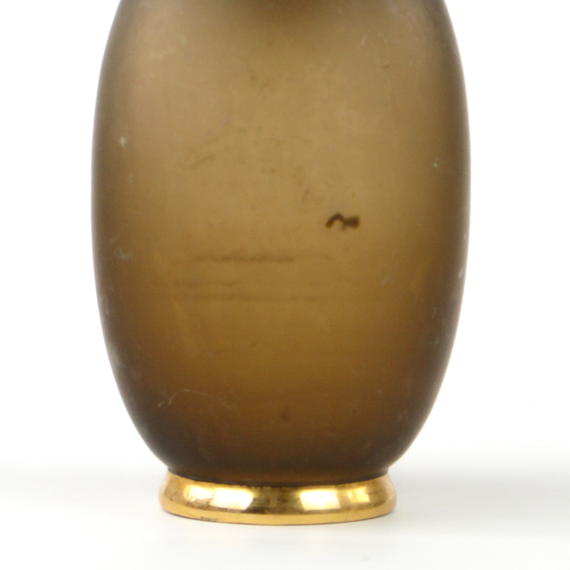 Karafka na wodę, mid-century modern, szkło dymione, Kamenický Šenov, Czechosłowacja, lata 50. - 109031