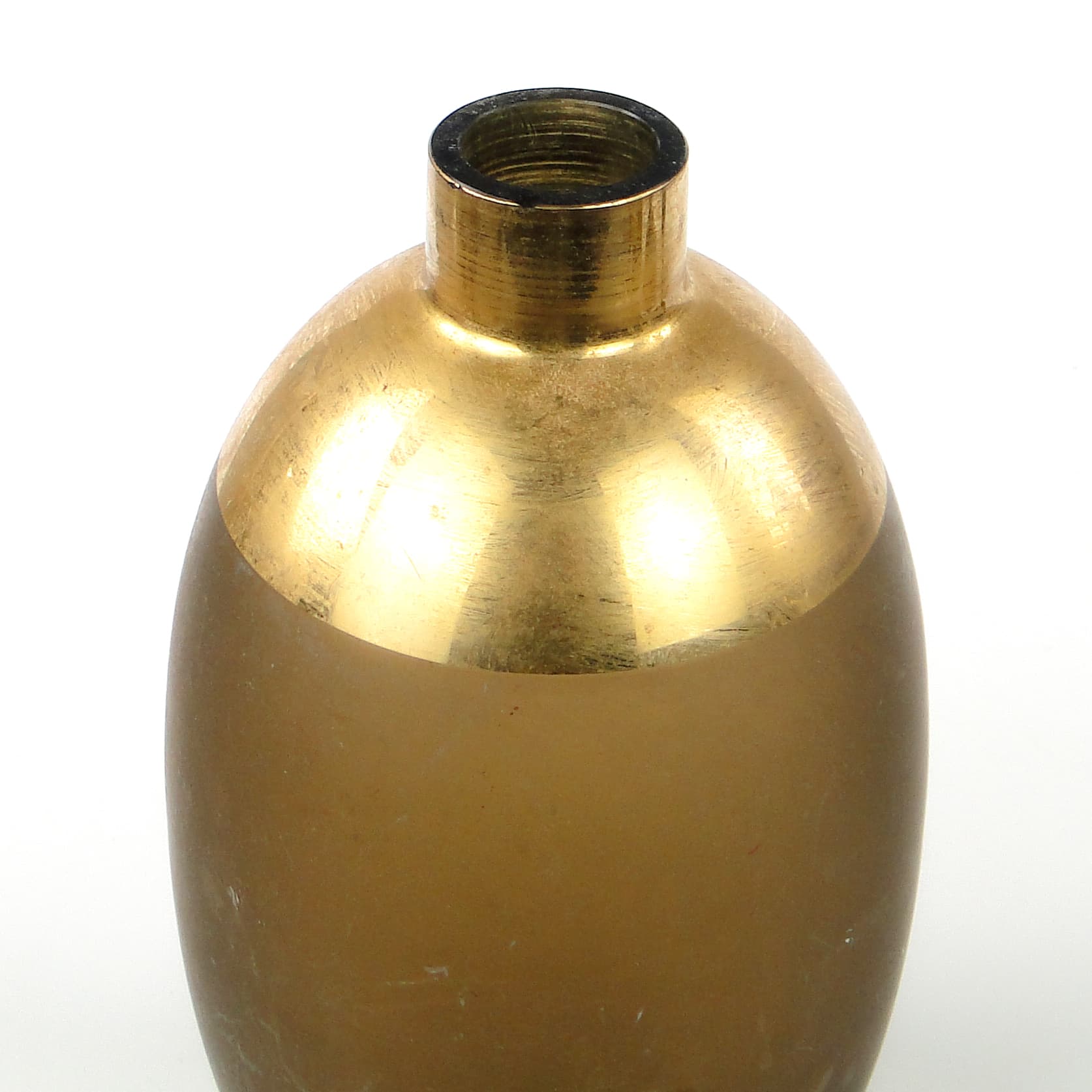 Karafka na wodę, mid-century modern, szkło dymione, Kamenický Šenov, Czechosłowacja, lata 50. - 109029