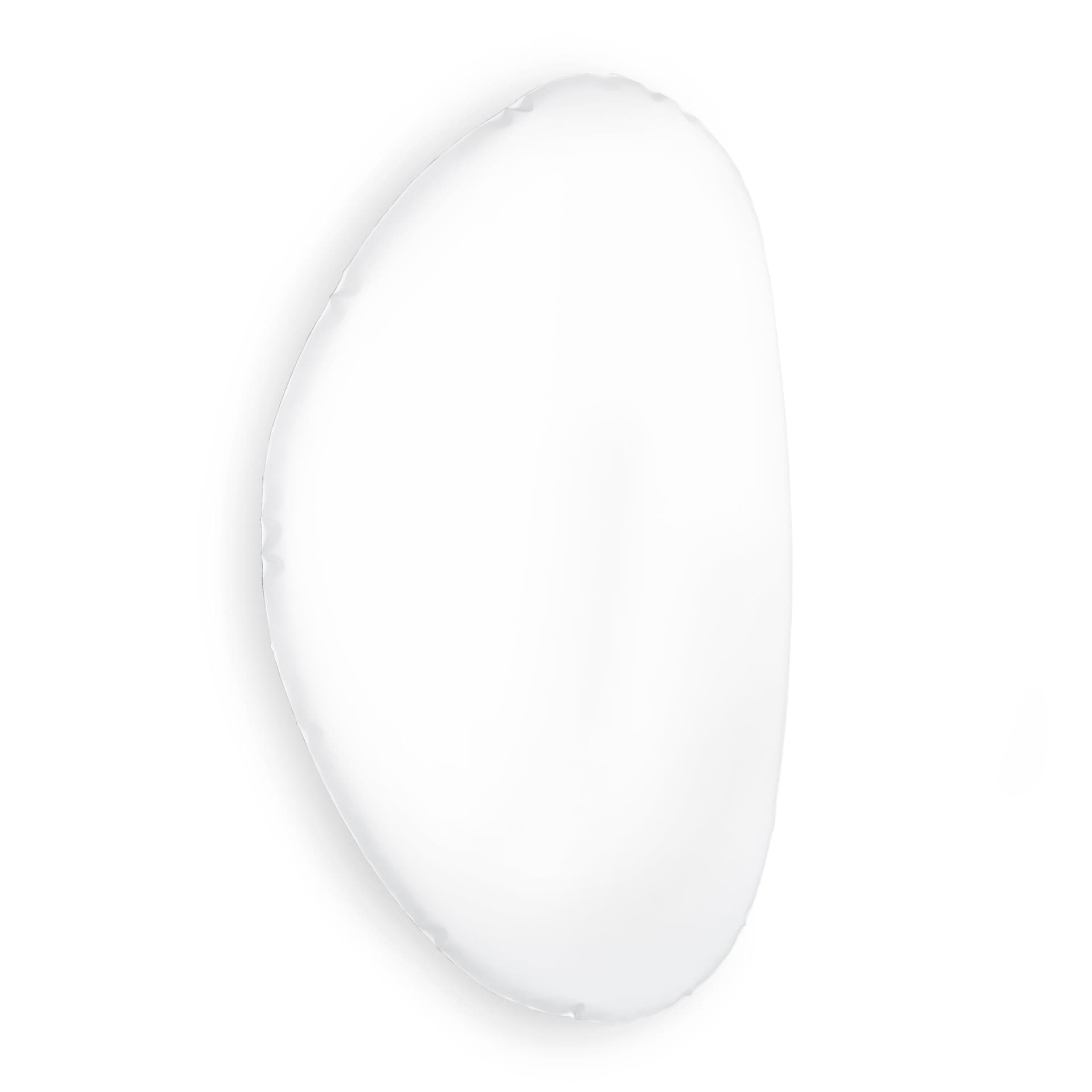 TAFLA O cotton candy wall mirror, white, O3, Zieta Studio