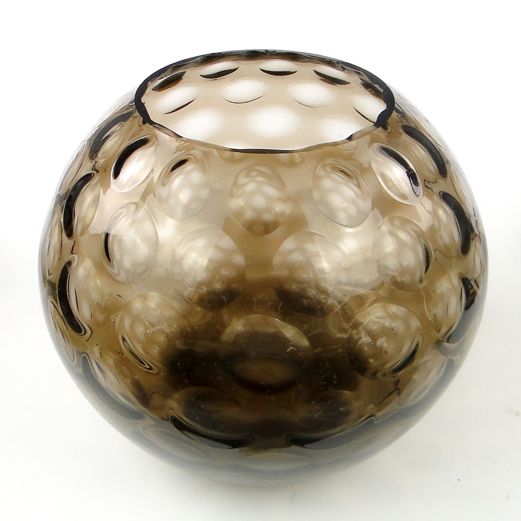 Mid-century modern vase, glass, Czechoslovakia, 1950s. - 109043