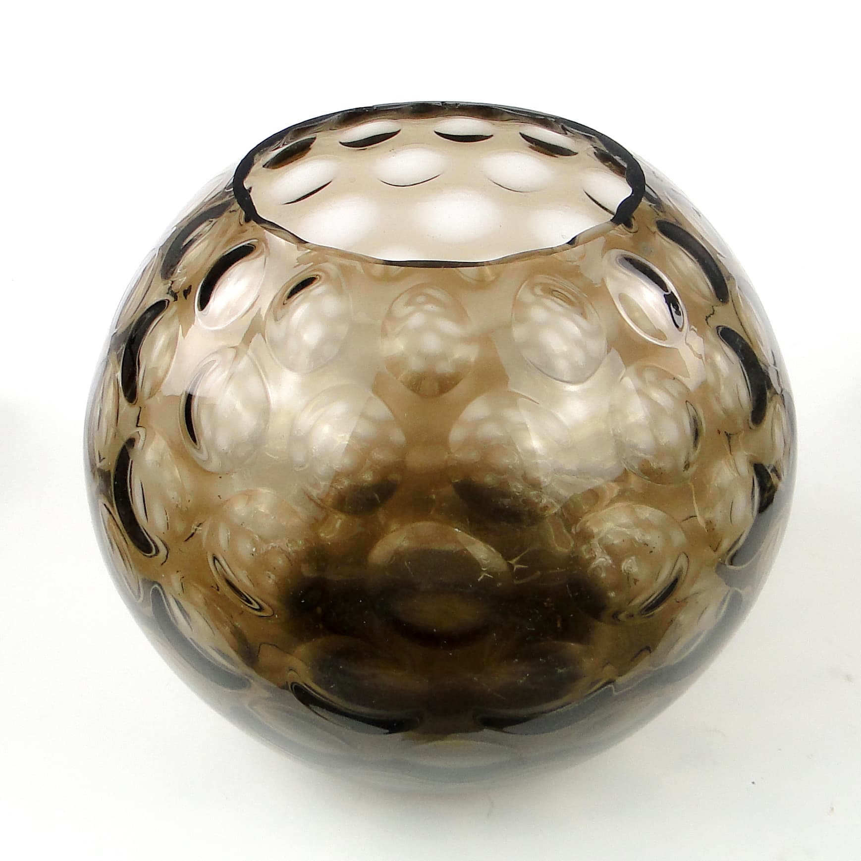 Mid-century modern vase, glass, Czechoslovakia, 1950s. - 109041