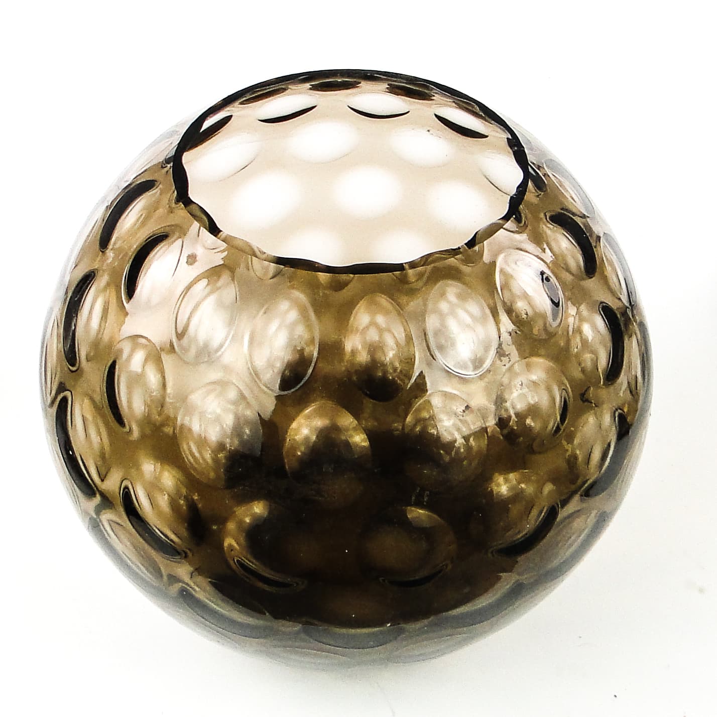 Mid-century modern vase, glass, Czechoslovakia, 1950s. - 109038