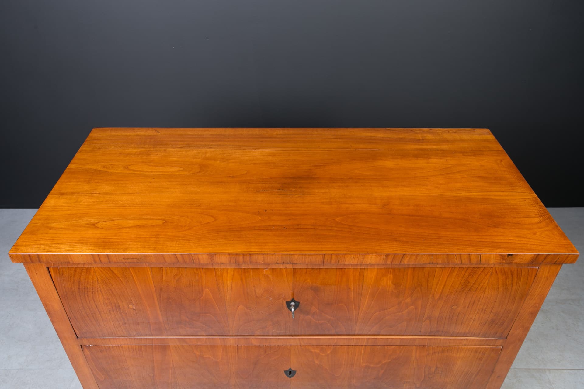 Komoda Biedermeier, wiśnia jasnobrązowa, Niemcy, XIX w. - 901