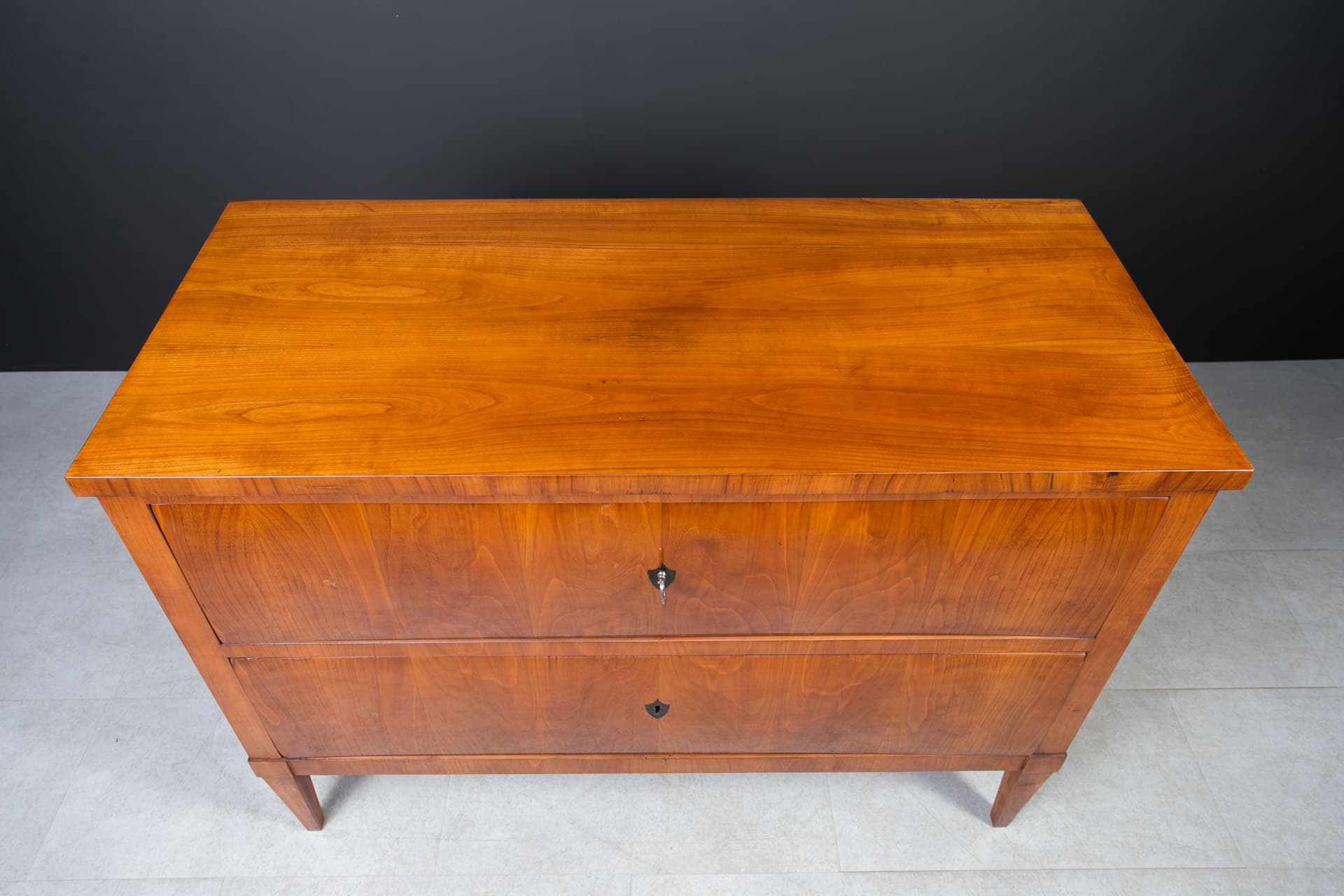 Komoda Biedermeier, wiśnia jasnobrązowa, Niemcy, XIX w. - 903