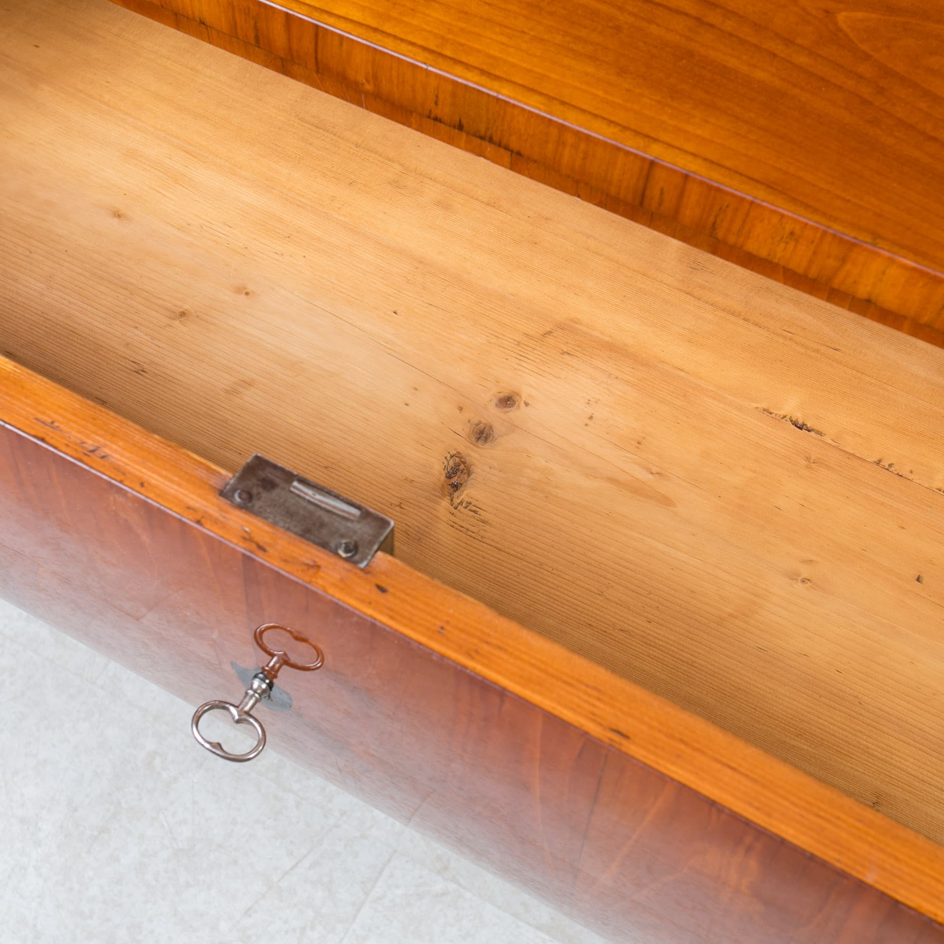 Komoda Biedermeier, wiśnia jasnobrązowa, Niemcy, XIX w. - 902