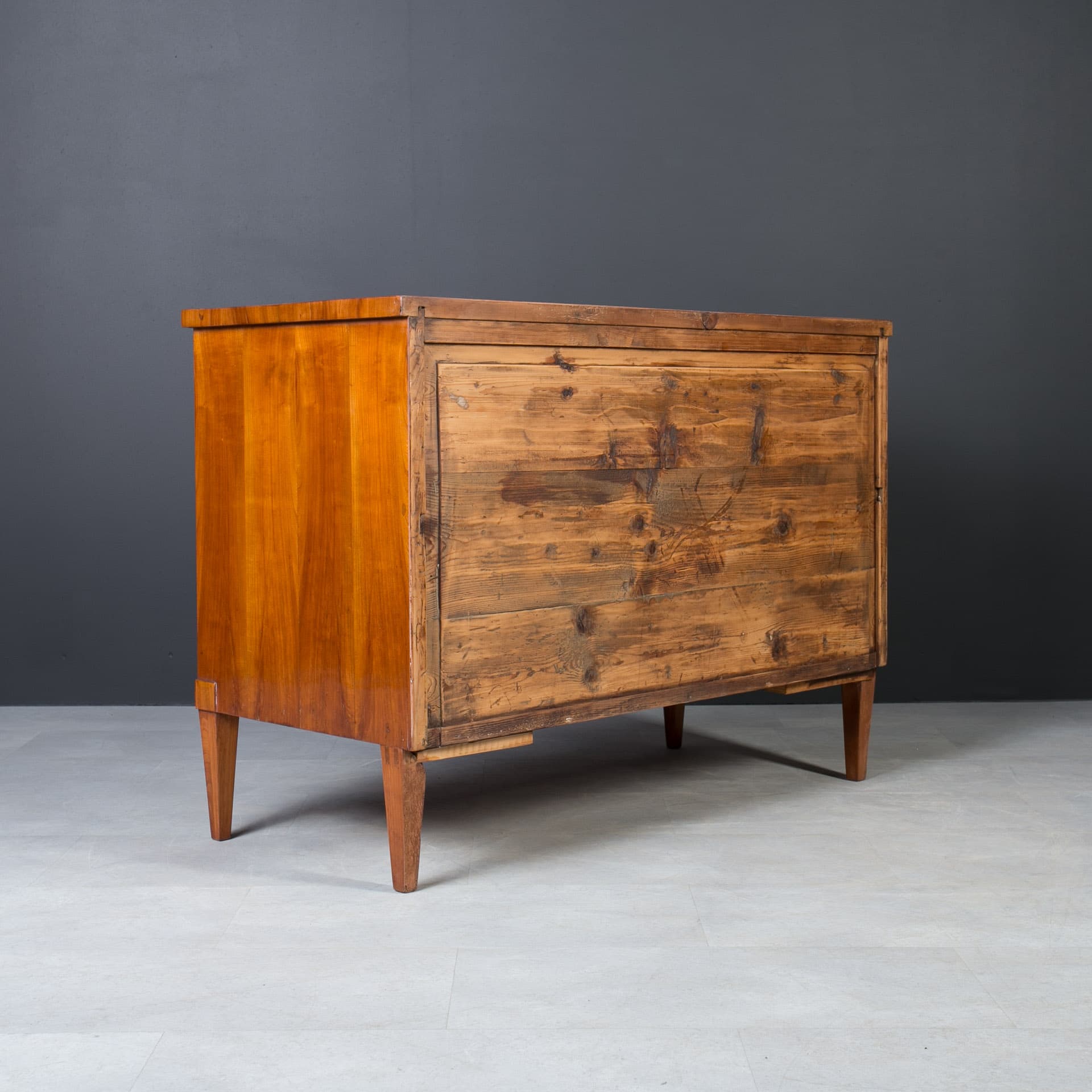 Komoda Biedermeier, wiśnia jasnobrązowa, Niemcy, XIX w. - 906