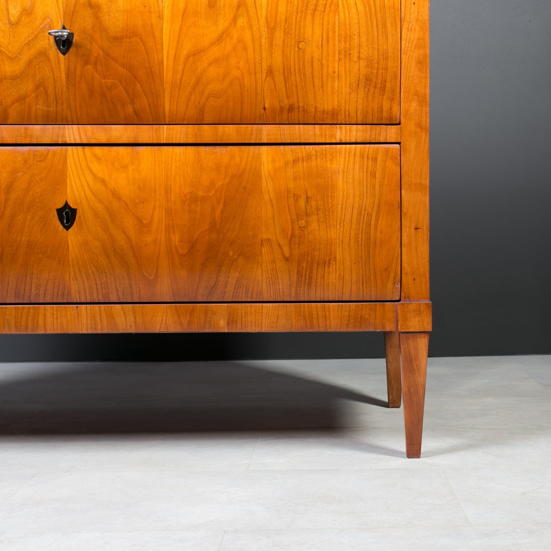 Komoda Biedermeier, wiśnia jasnobrązowa, Niemcy, XIX w. - 900