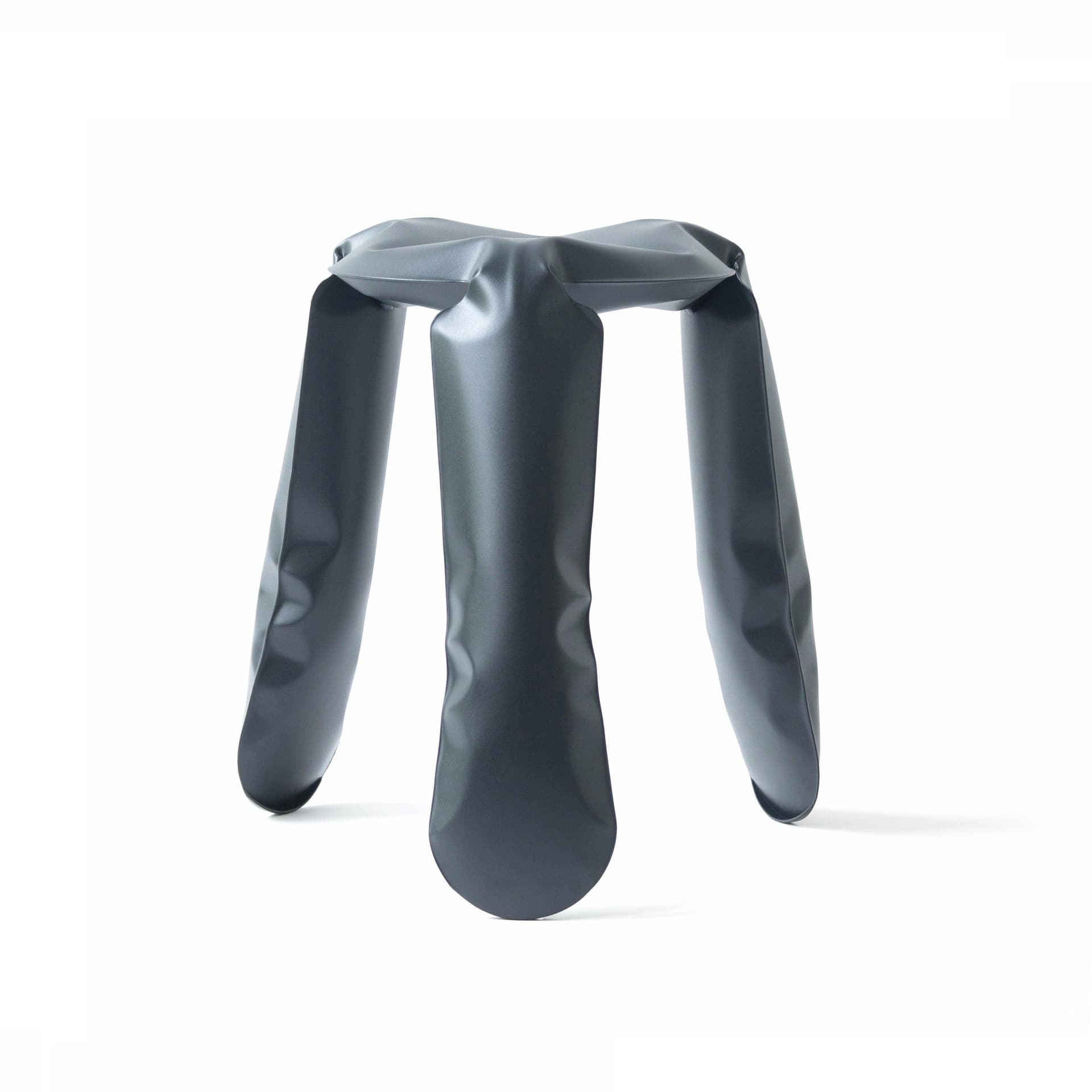 PLOPP stool, steel, grey, 50 cm, Zieta Studio - 120072