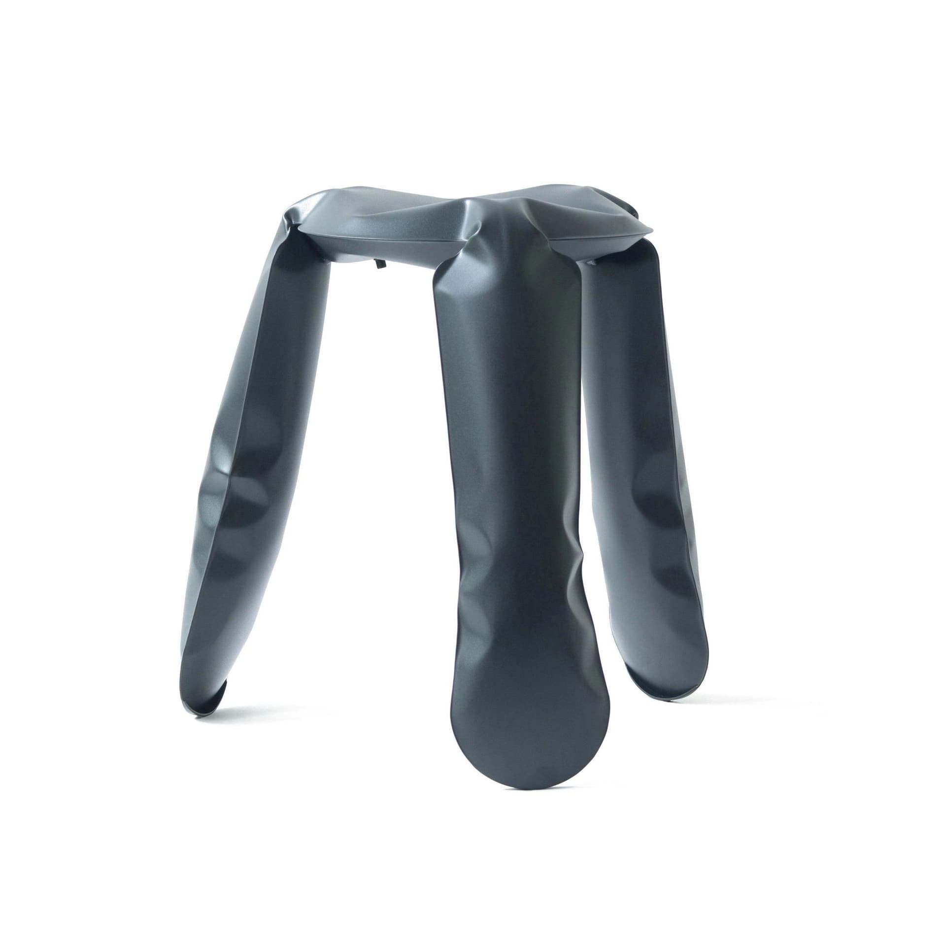 PLOPP stool, steel, grey, 50 cm, Zieta Studio
