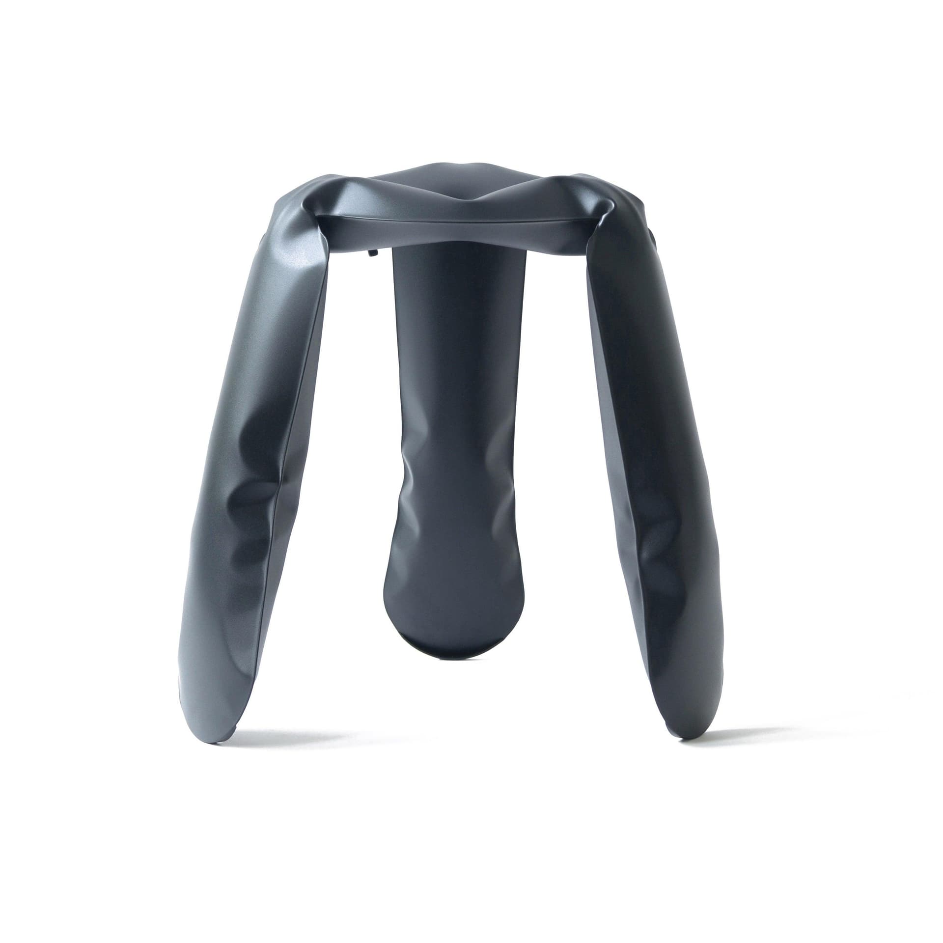 PLOPP stool, steel, grey, 50 cm, Zieta Studio - 120070