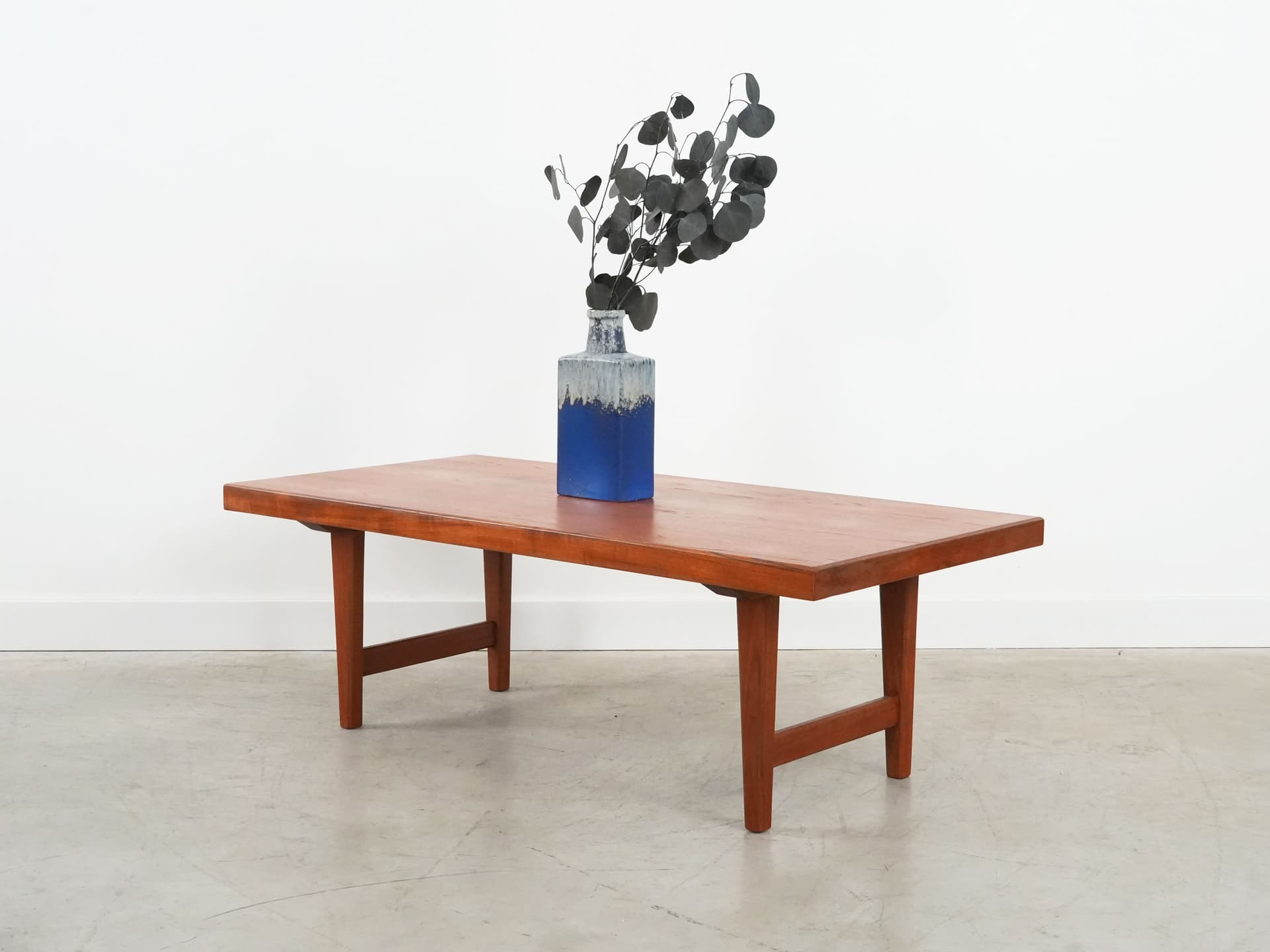 Coffee table, brown teak, Denmark, 1970s. - 109111