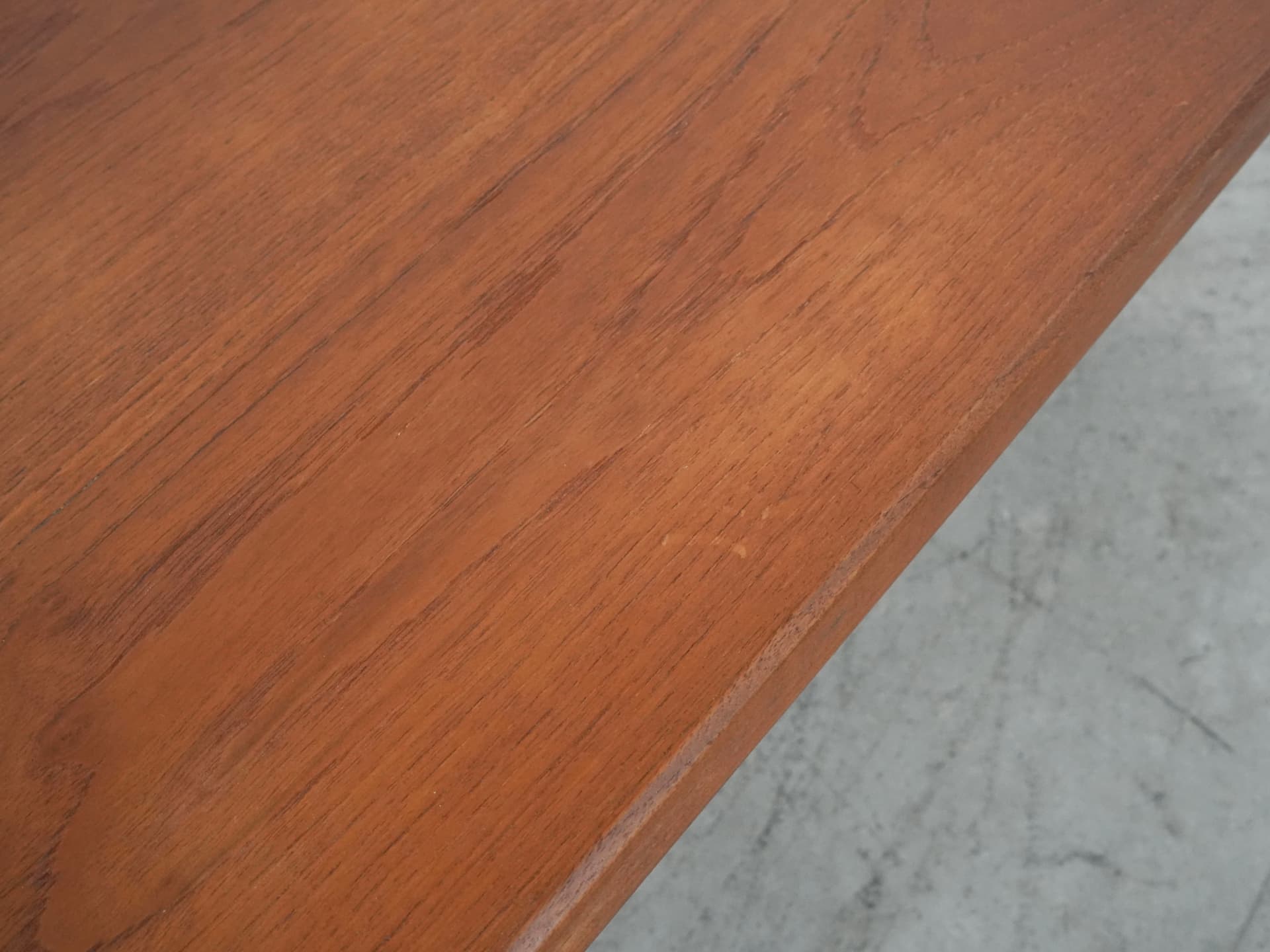 Coffee table, brown teak, Denmark, 1970s. - 109114