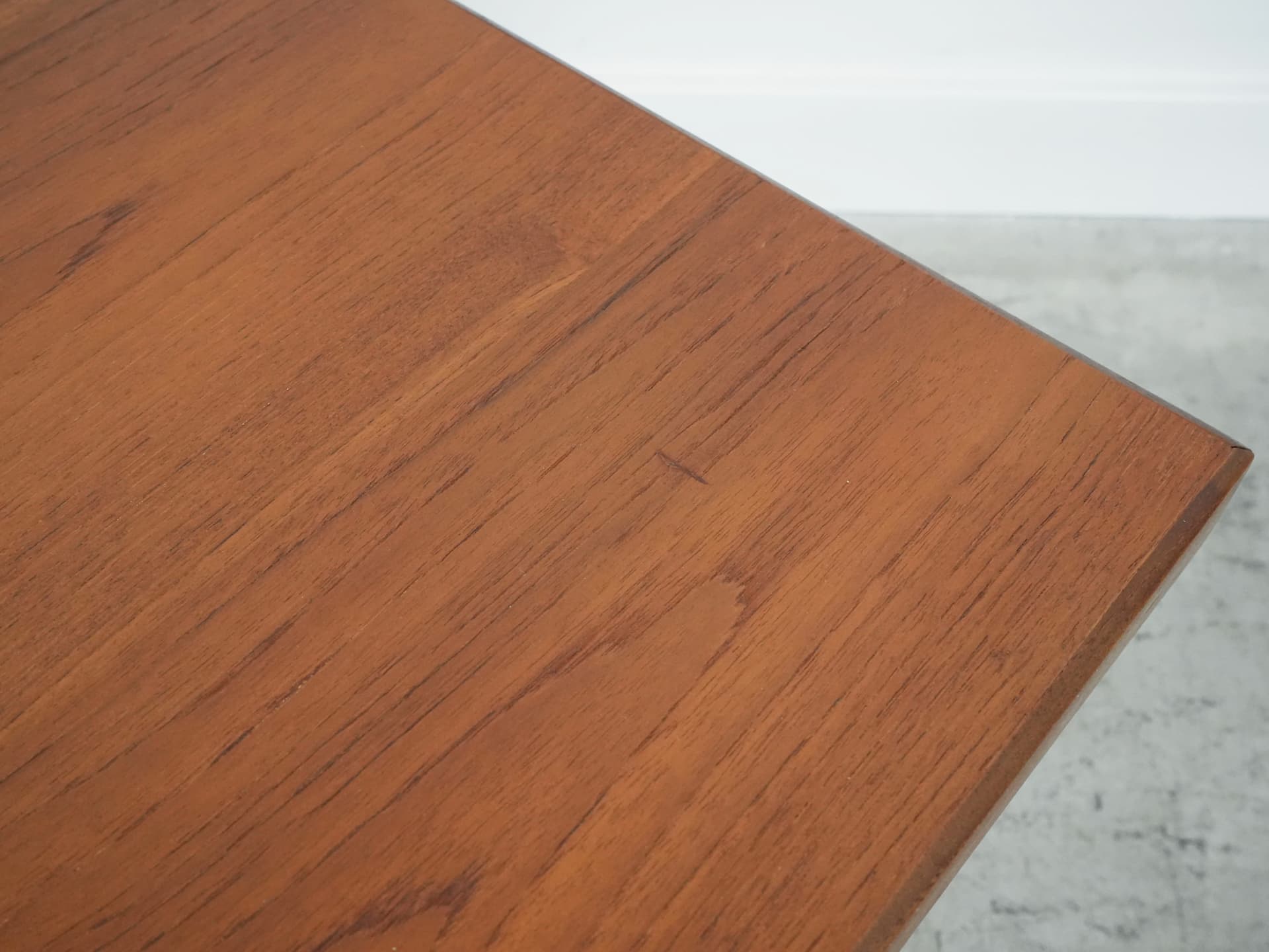 Coffee table, brown teak, Denmark, 1970s. - 109115