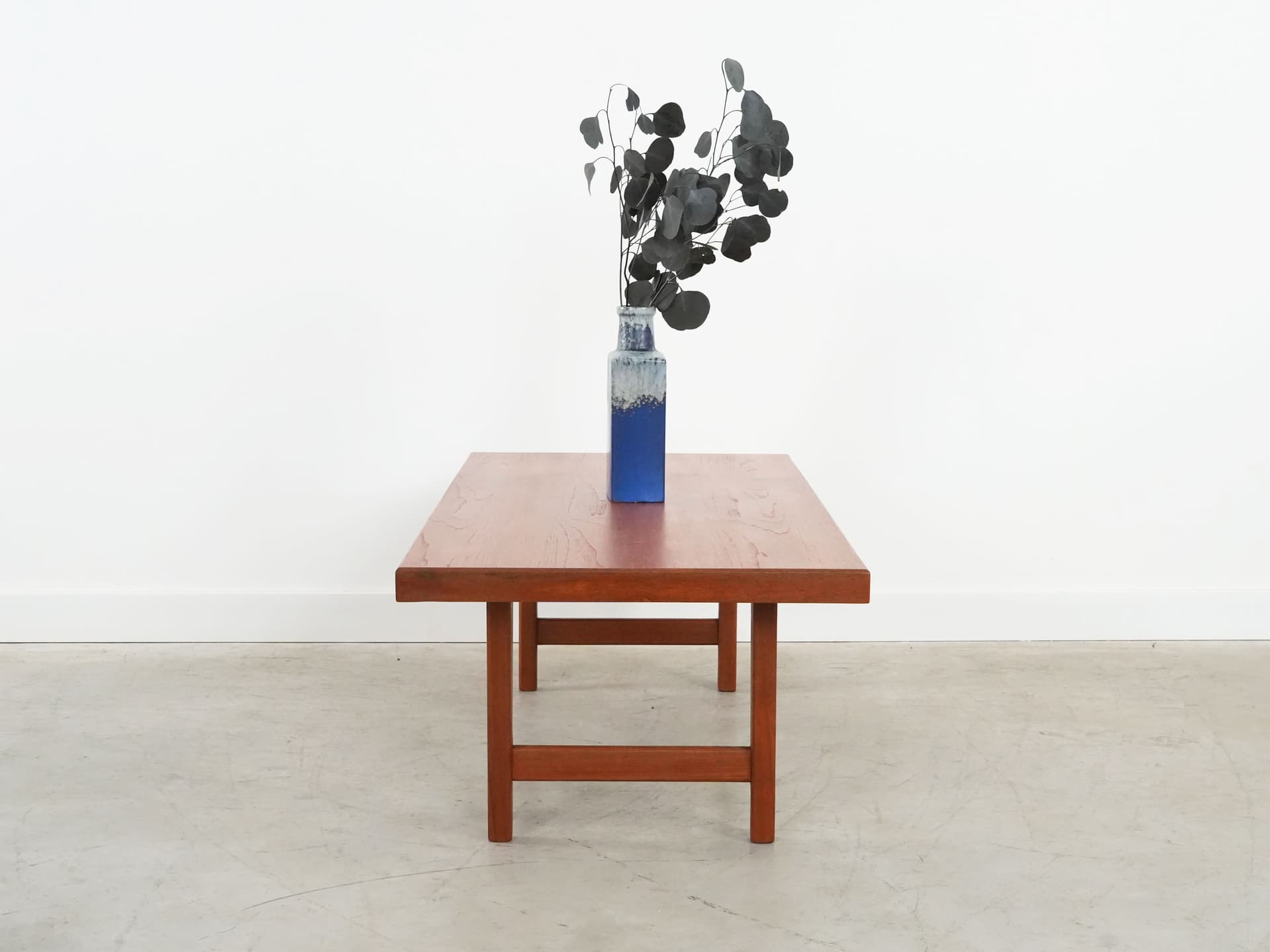 Coffee table, brown teak, Denmark, 1970s. - 109112