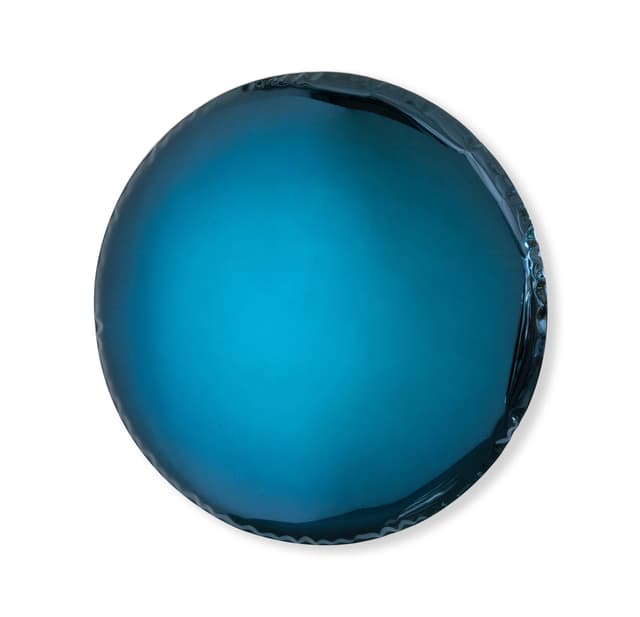 OKO wall mirror, blue, 62 cm, Zieta Studio - DIMENSION