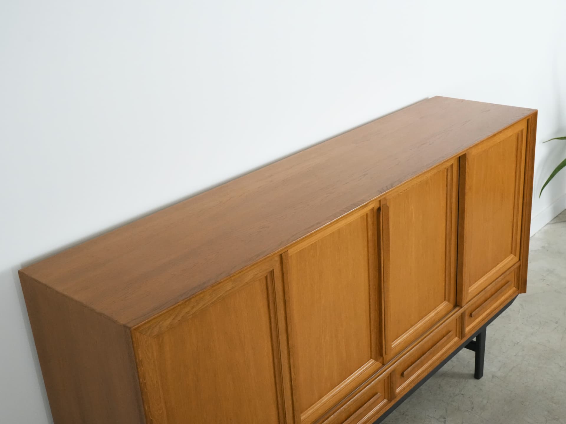 Highboard, light brown oak, Denmark, 1960s. - 109176