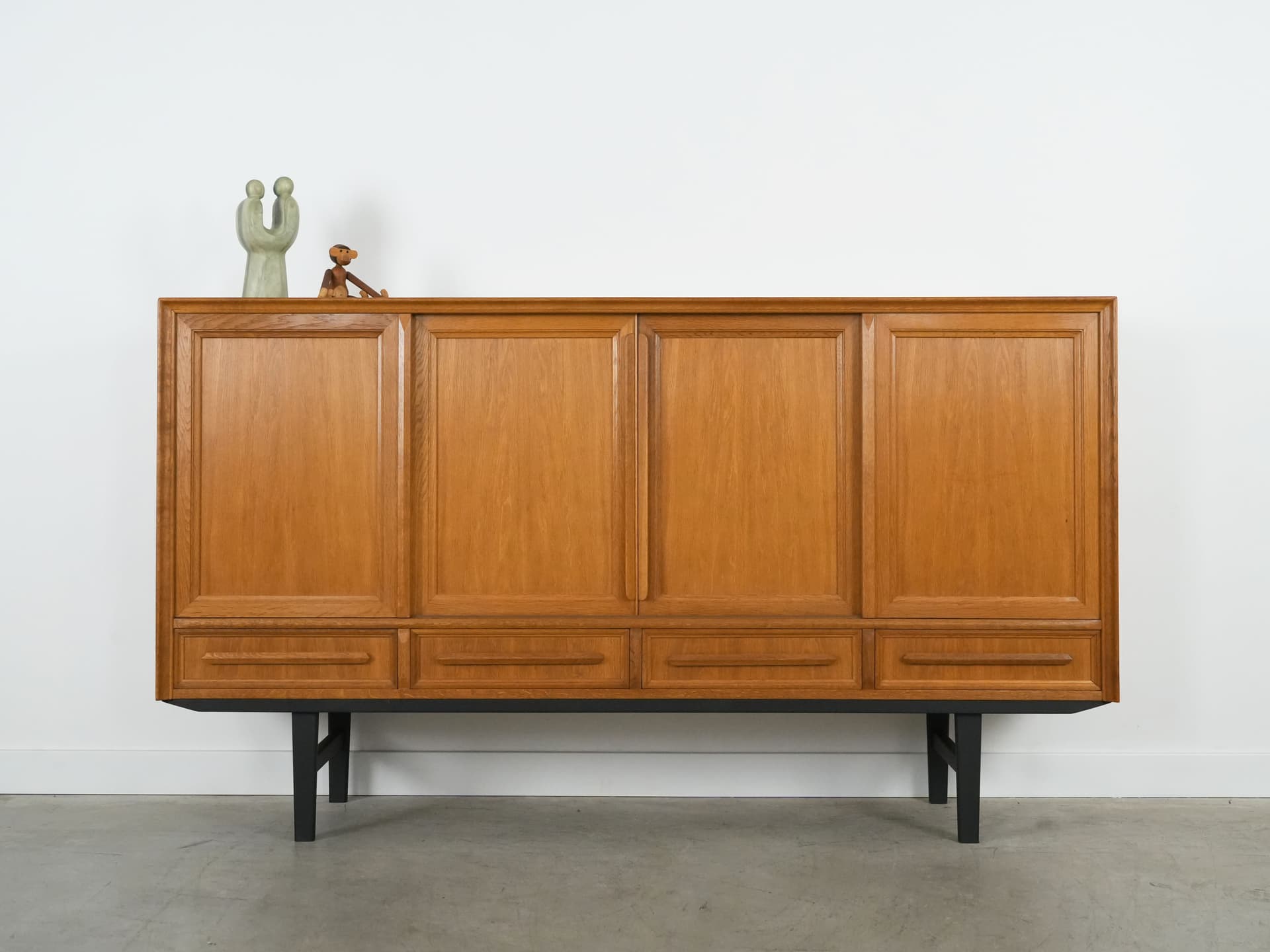 Highboard, light brown oak, Denmark, 1960s. - 109173
