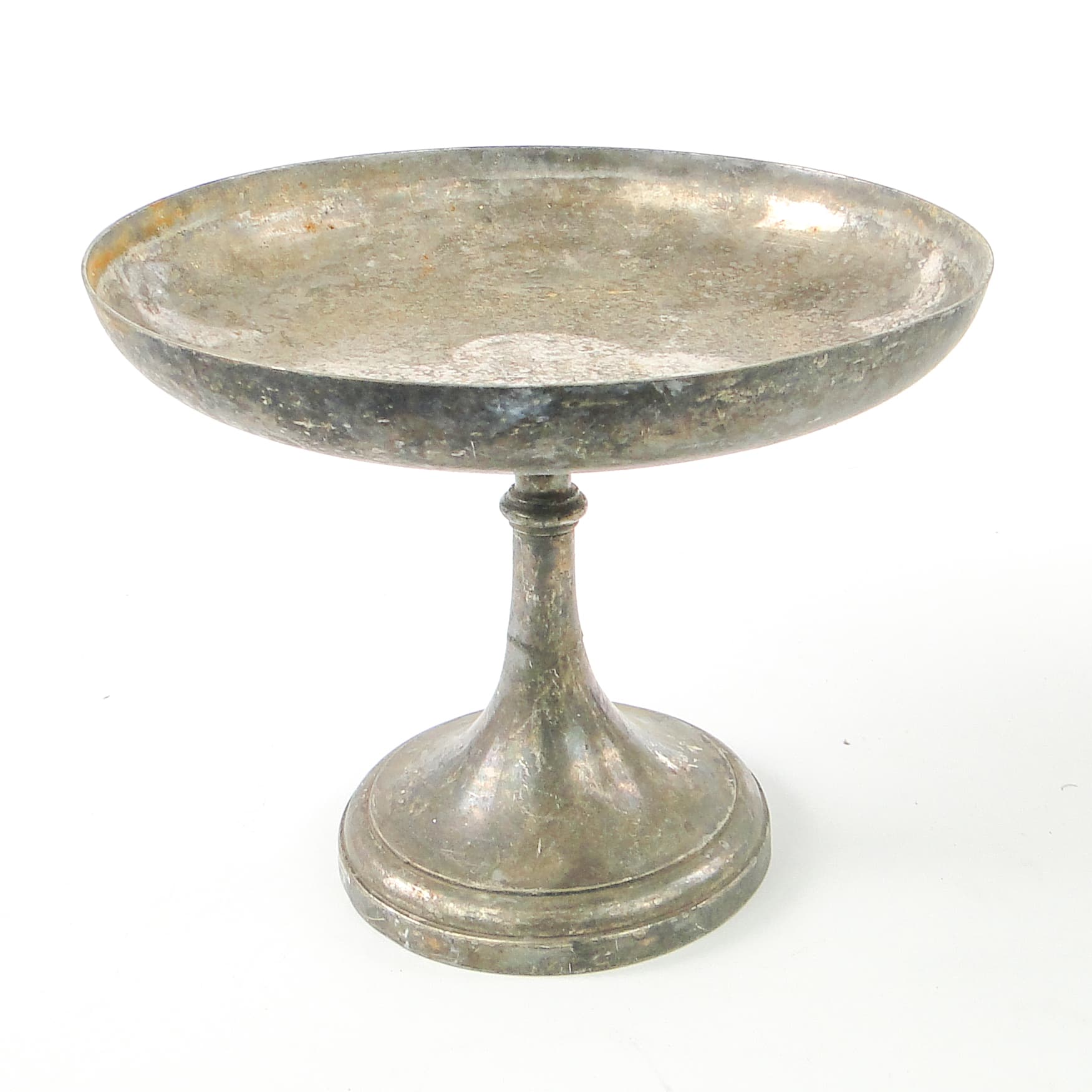 Patera na stopie Art Deco, cyna srebrzona, Niemcy, lata 30. - 109187