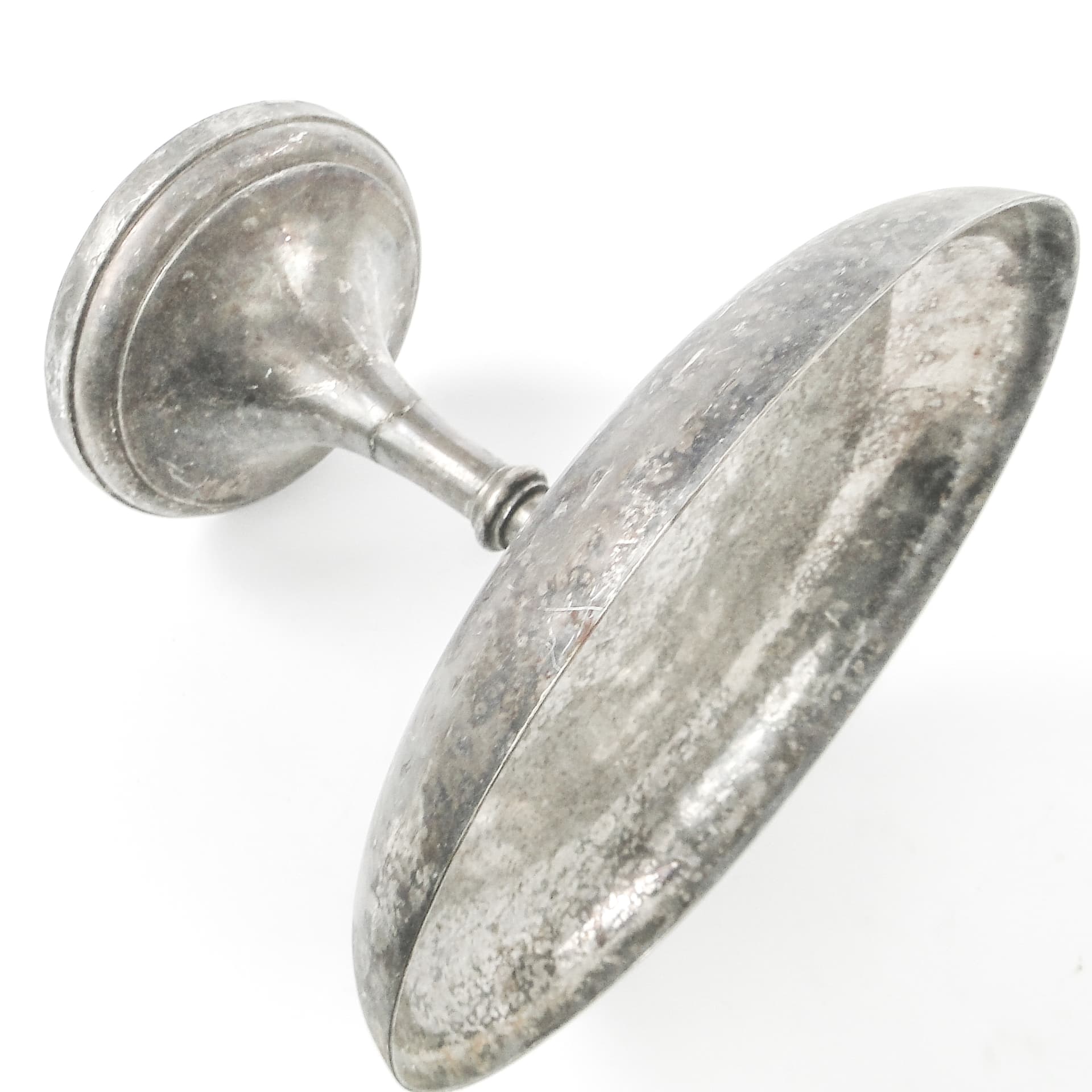 Patera na stopie Art Deco, cyna srebrzona, Niemcy, lata 30. - 109192