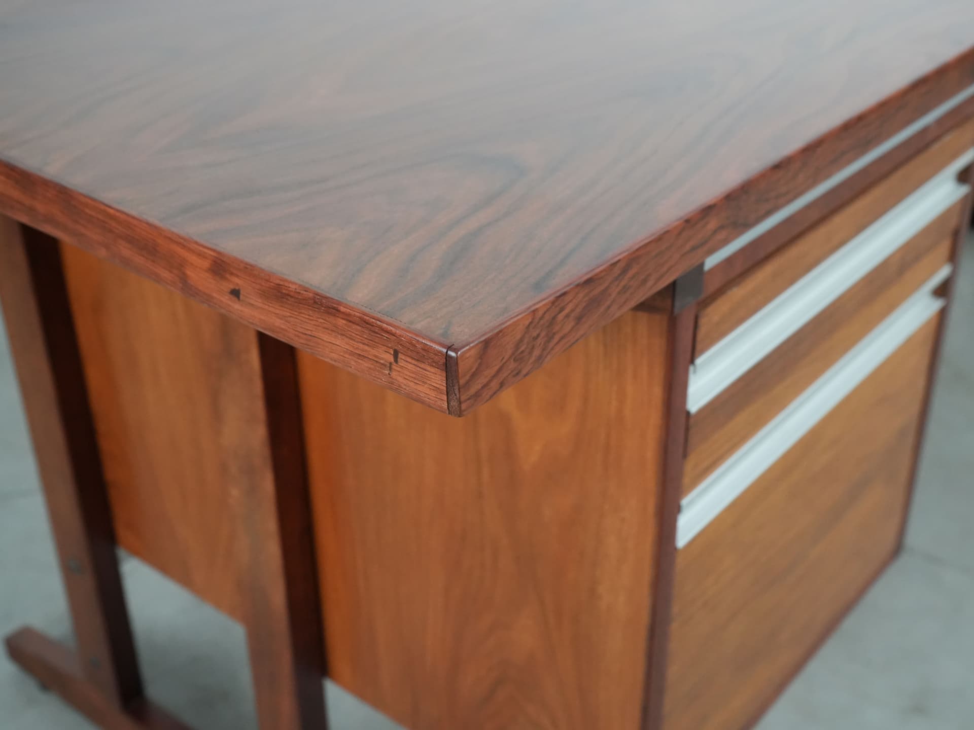 Biurko, palisander brązowy, Dania, lata 70. - 109239