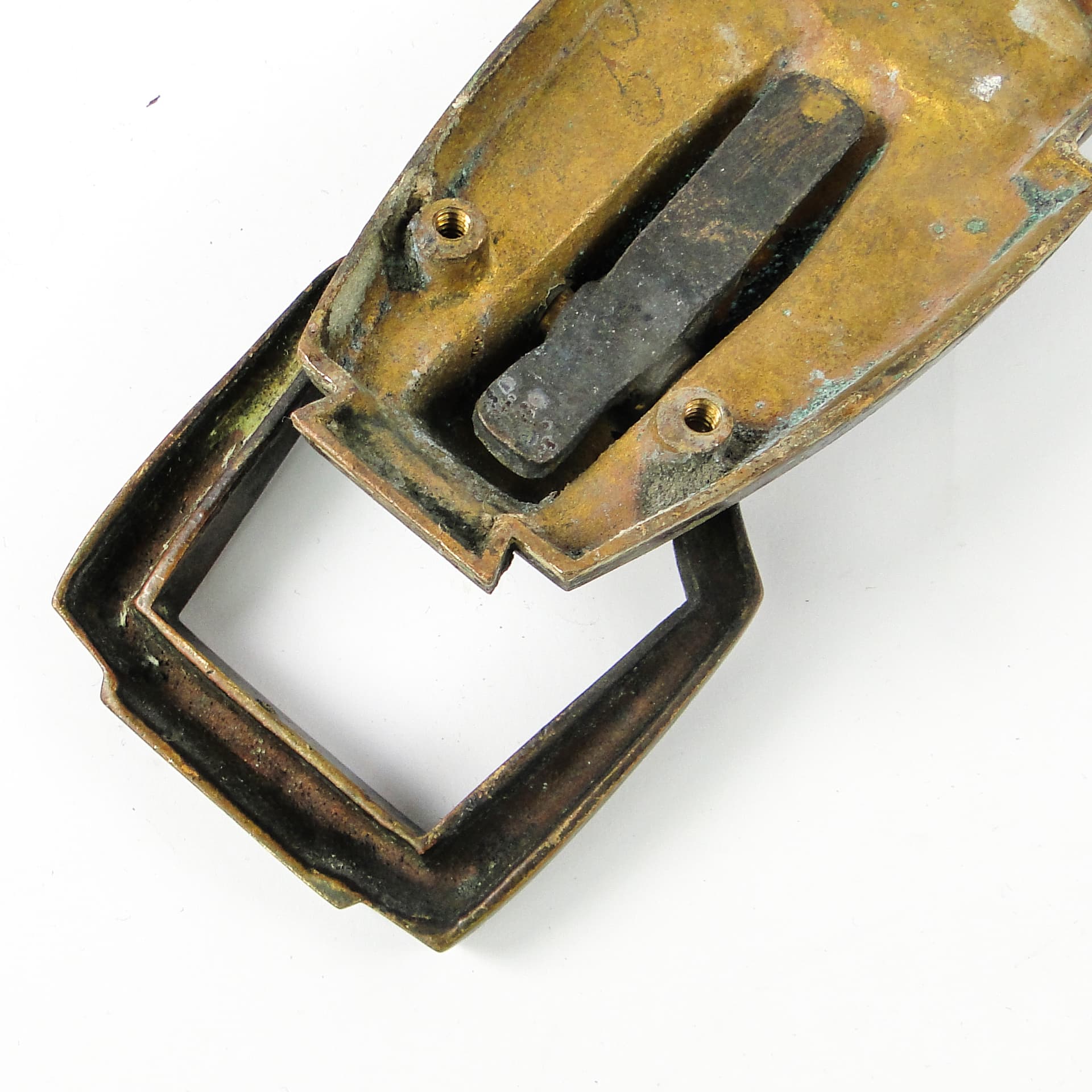 Kołatka do drzwi Art Nouveau, mosiądz, Niemcy, początek XX w. - 109253