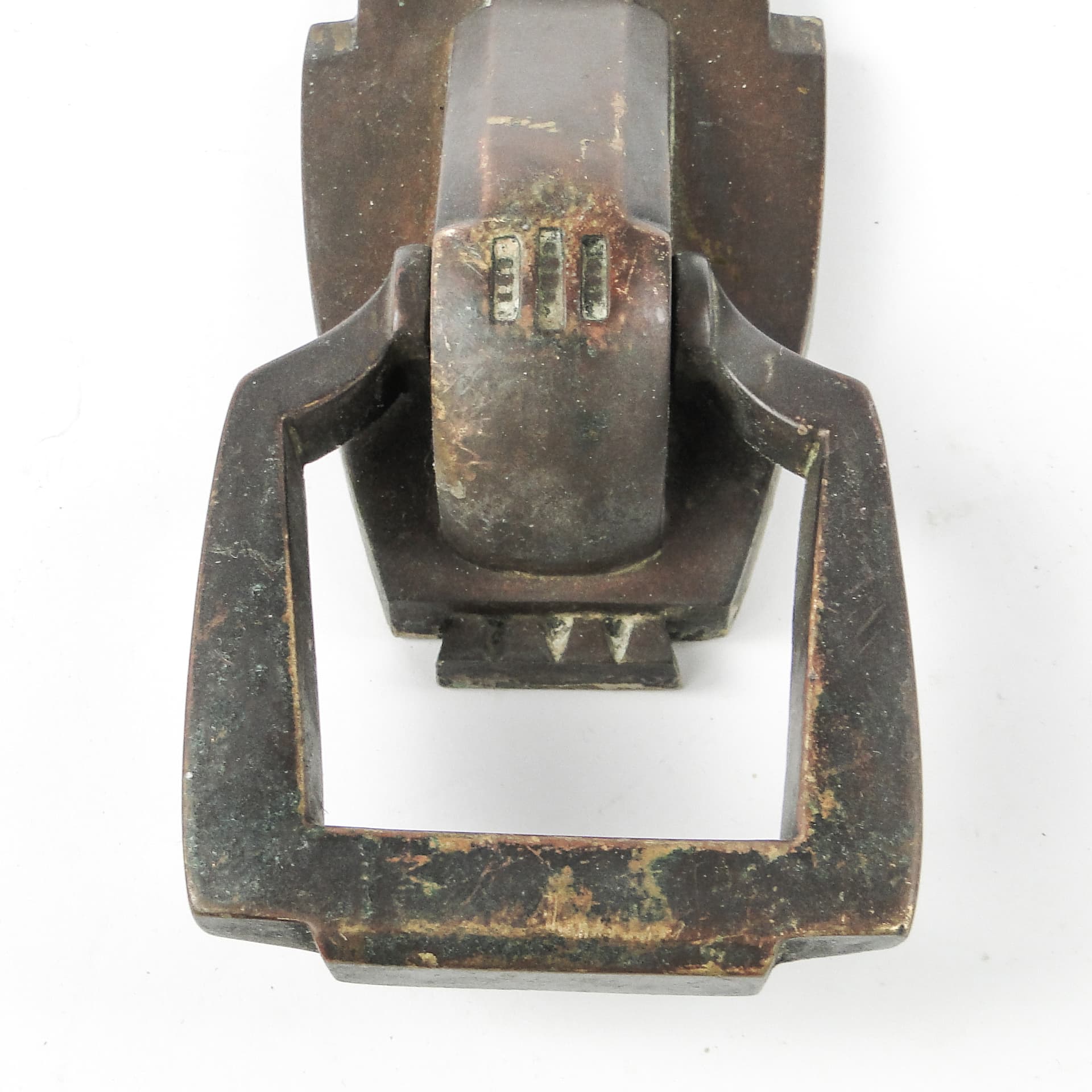 Kołatka do drzwi Art Nouveau, mosiądz, Niemcy, początek XX w. - 109250