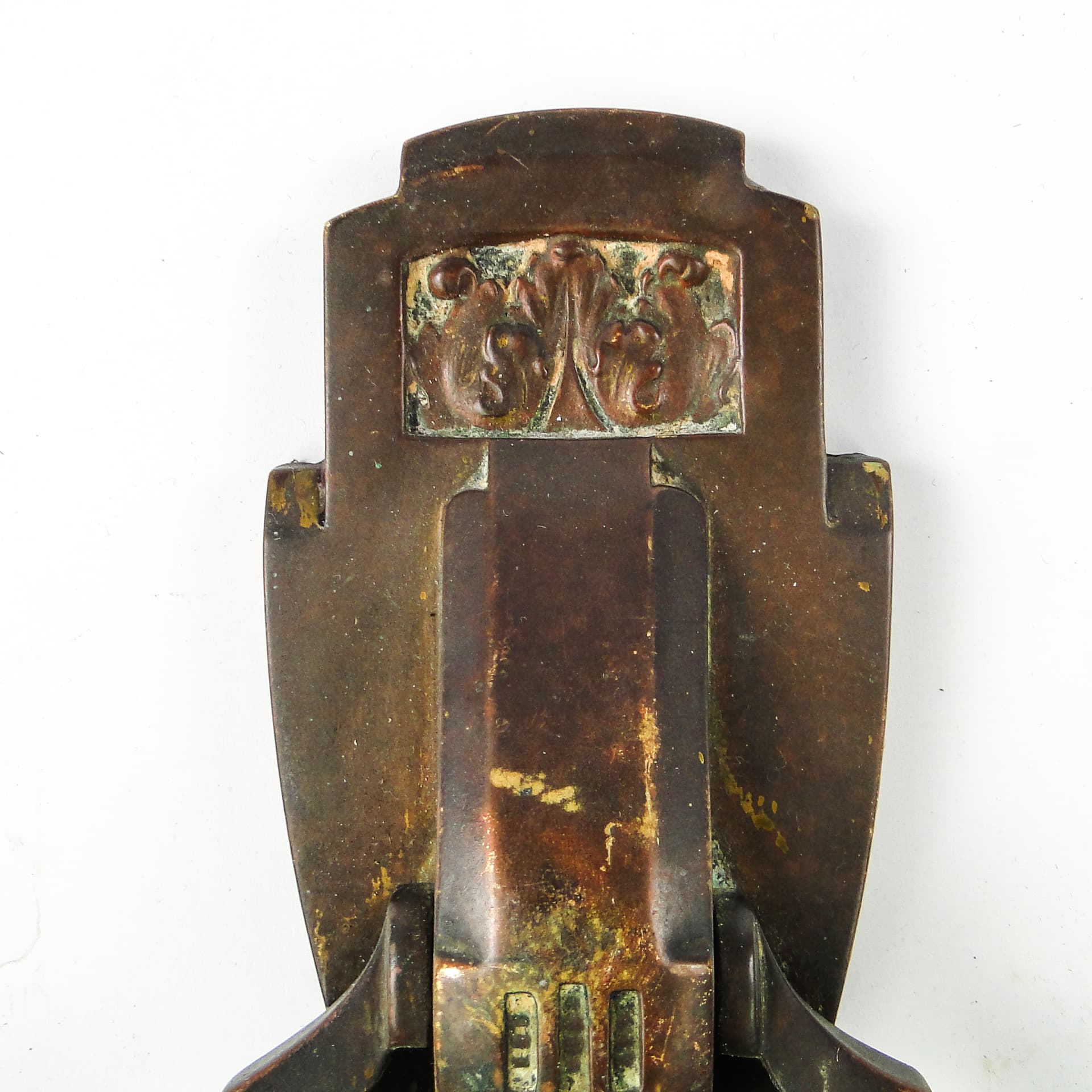 Kołatka do drzwi Art Nouveau, mosiądz, Niemcy, początek XX w. - 109249