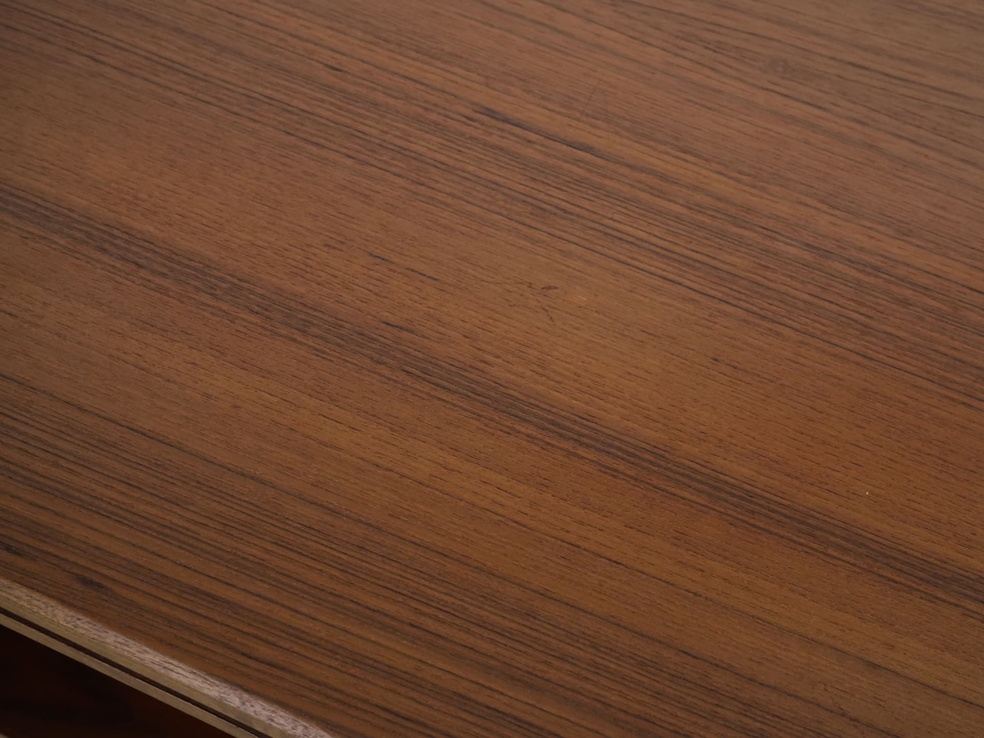 Biurko, teak brązowy, proj. J. Svenstrup, Dania, lata 60. - 109275