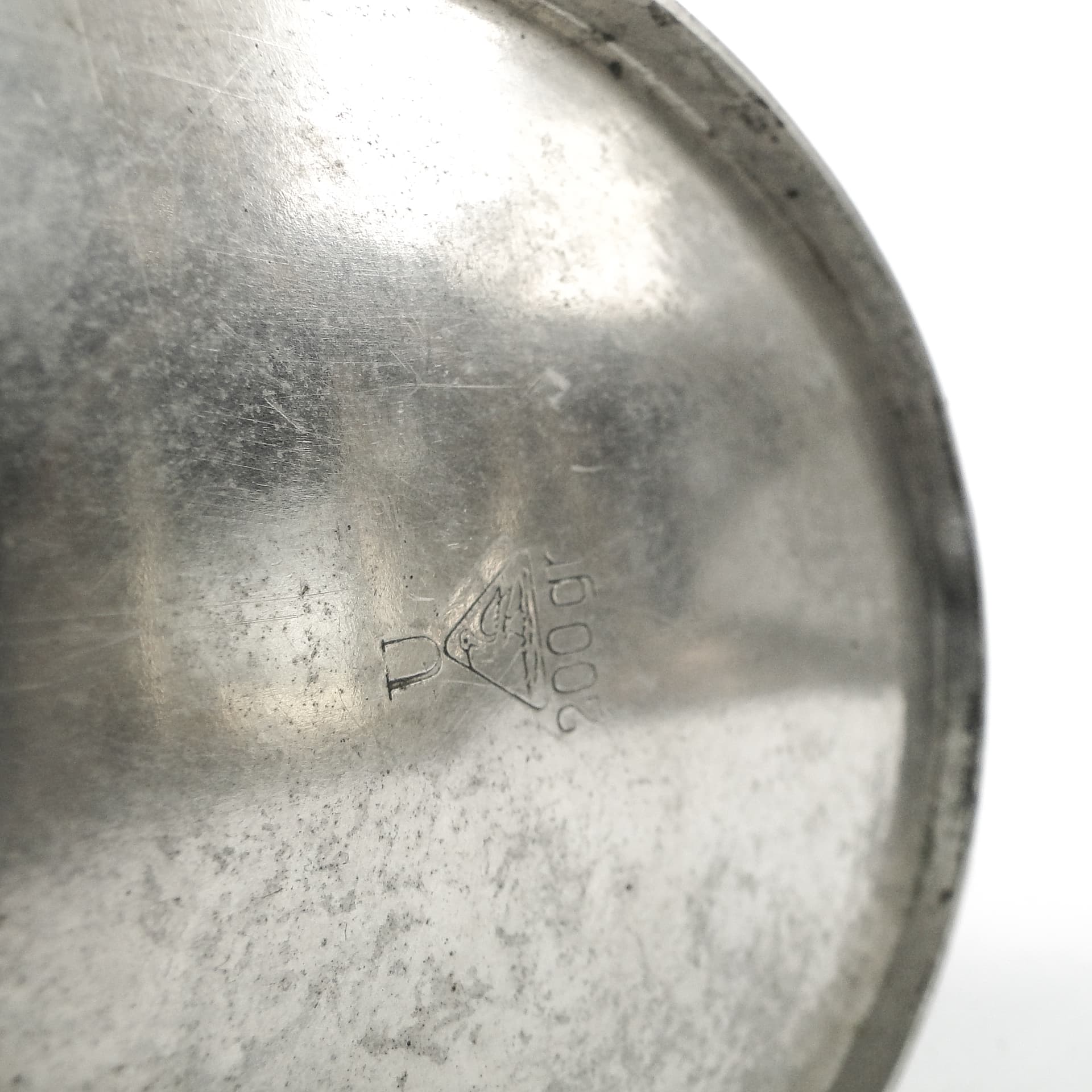 Sugar bowl, Art Nouveau, nickel-plated brass, by I. Taschner, Germany, early 20th c. - 109281