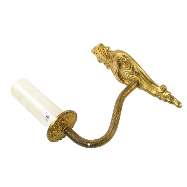 Rococo wall sconce, brass, Sweden, 1950s. - DIMENSION
