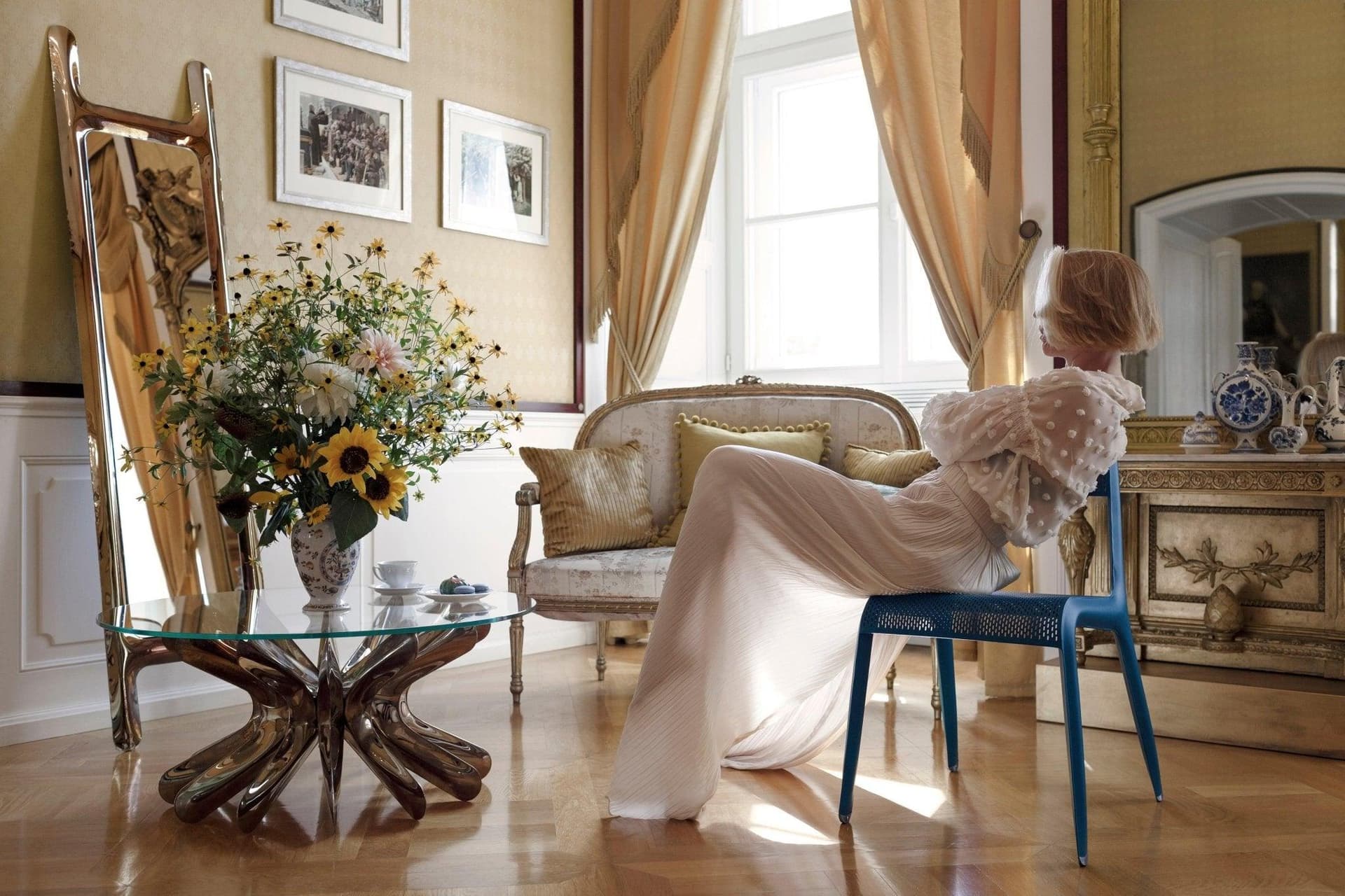 Lustro DRAB złote, Zieta Studio - 119938