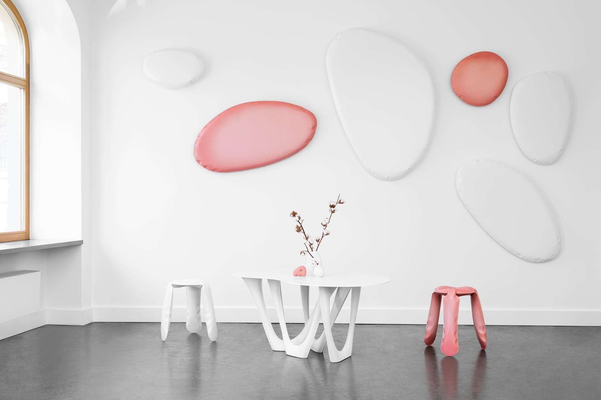 TAFLA O wall mirror pink O4, Zieta Studio - 119921