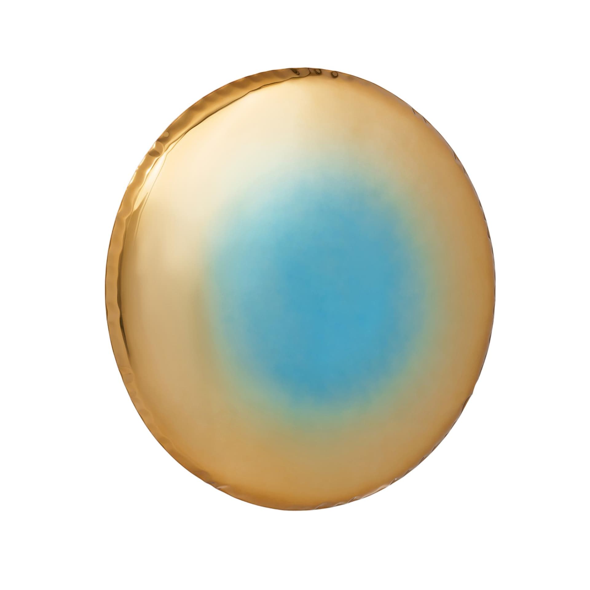 OKO TRANSITIONS HELIX NEBULA wall mirror sapphire-gold 150 cm, Zieta Studio - 111094