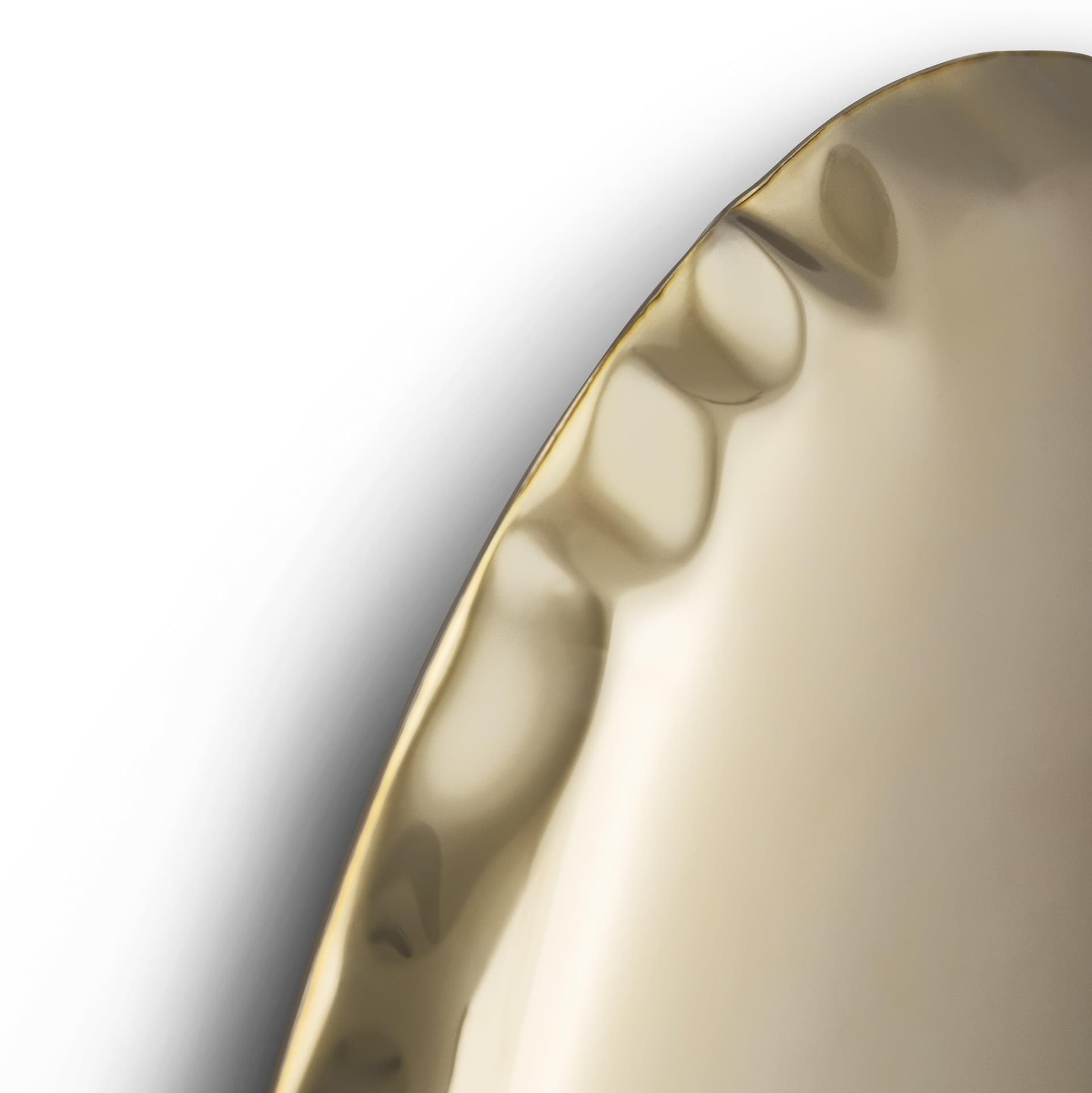 OKO wall mirror, gold, 36 cm, Zieta Studio - 119767